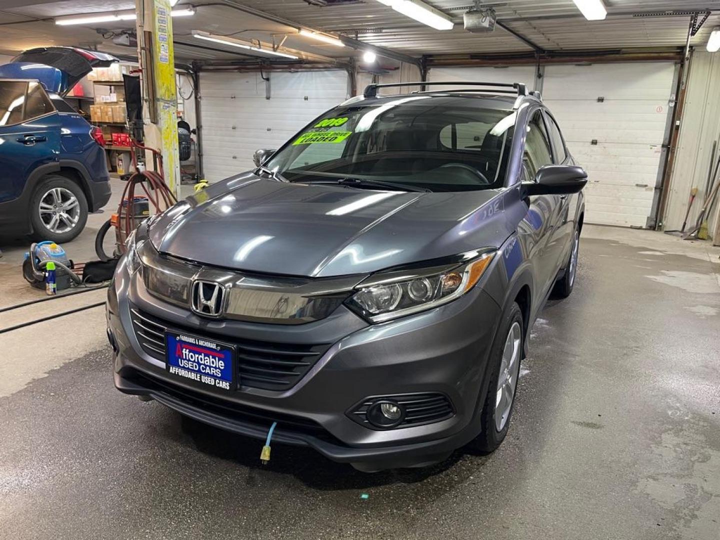 2019 GREY HONDA HR-V EX (3CZRU6H5XKM) with an 1.8L engine, Continuously Variable transmission, located at 2525 S. Cushman, Fairbanks, AK, 99701, (907) 452-5707, 64.824036, -147.712311 - Photo#1