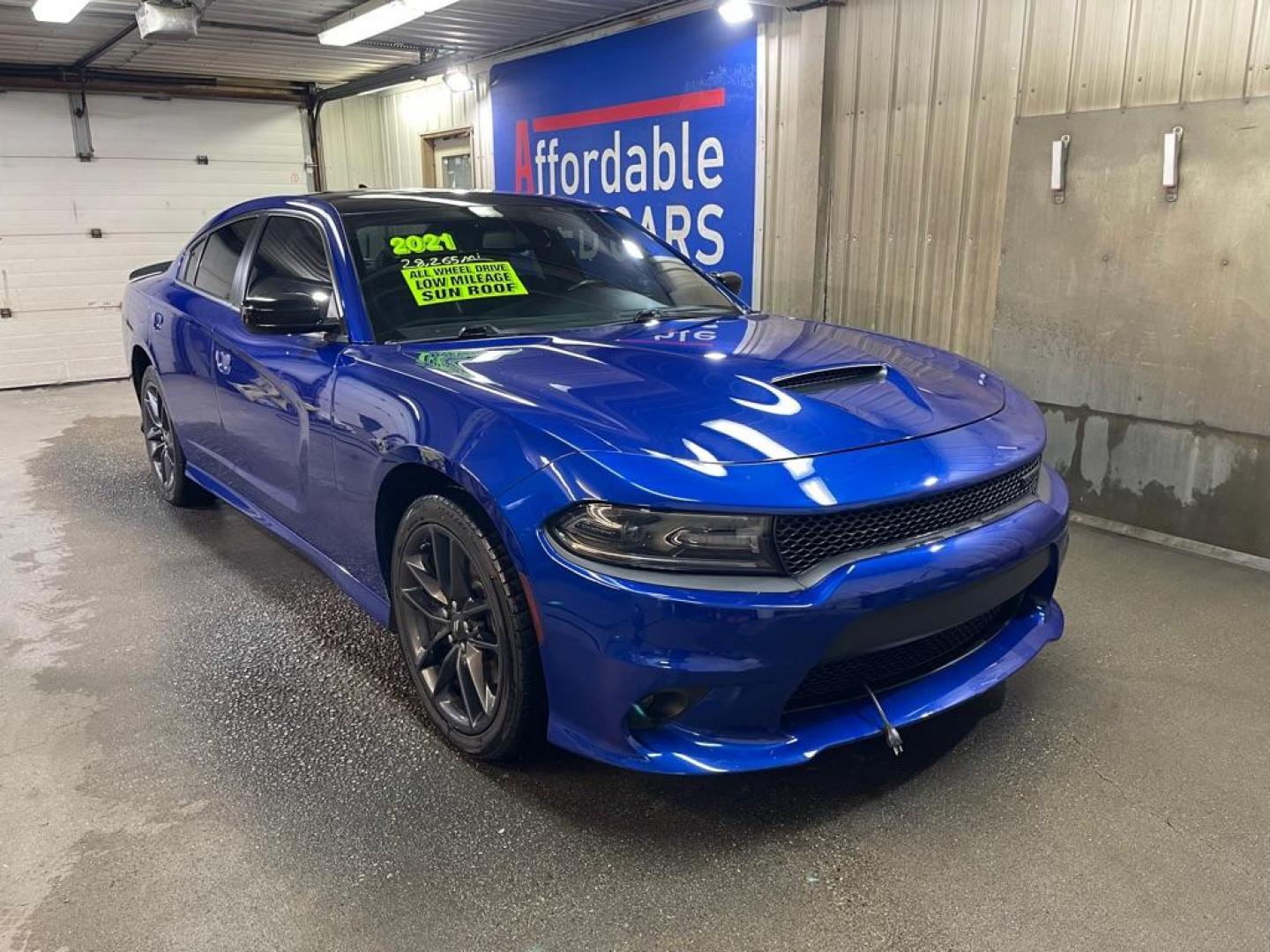 2021 BLUE DODGE CHARGER GT (2C3CDXMG2MH) with an 3.6L engine, Automatic transmission, located at 2525 S. Cushman, Fairbanks, AK, 99701, (907) 452-5707, 64.824036, -147.712311 - Photo#0