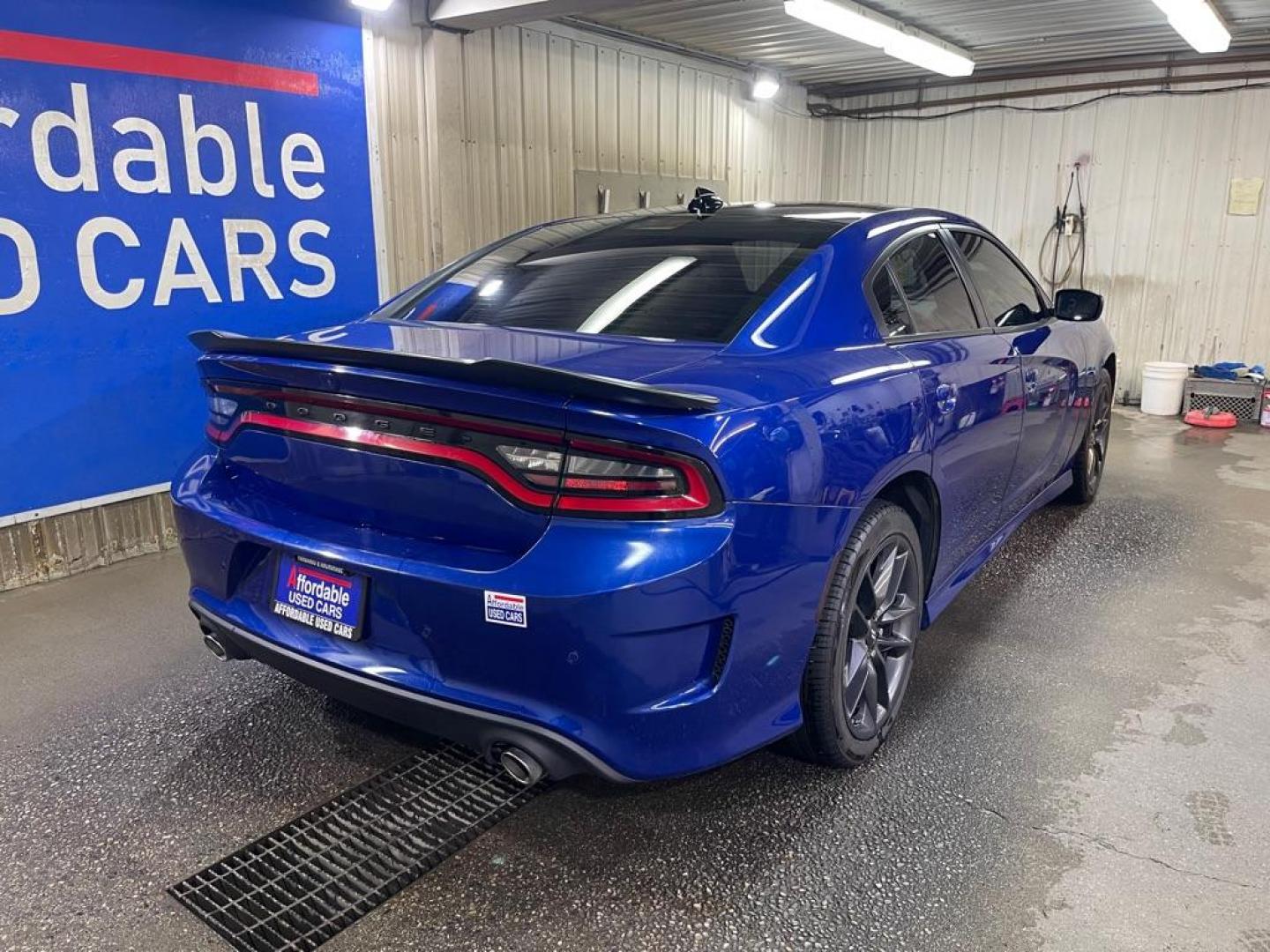 2021 BLUE DODGE CHARGER GT (2C3CDXMG2MH) with an 3.6L engine, Automatic transmission, located at 2525 S. Cushman, Fairbanks, AK, 99701, (907) 452-5707, 64.824036, -147.712311 - Photo#2