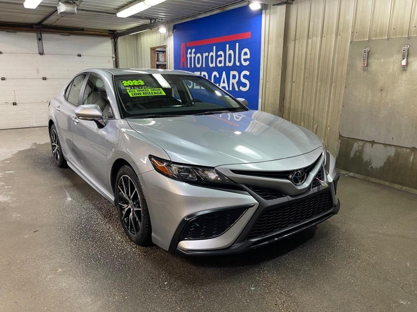 2023 SILVER TOYOTA CAMRY SE NIGHT SHADE (4T1T11BK3PU) with an 2.5L engine, Automatic transmission, located at 2525 S. Cushman, Fairbanks, AK, 99701, (907) 452-5707, 64.824036, -147.712311 - Photo#0