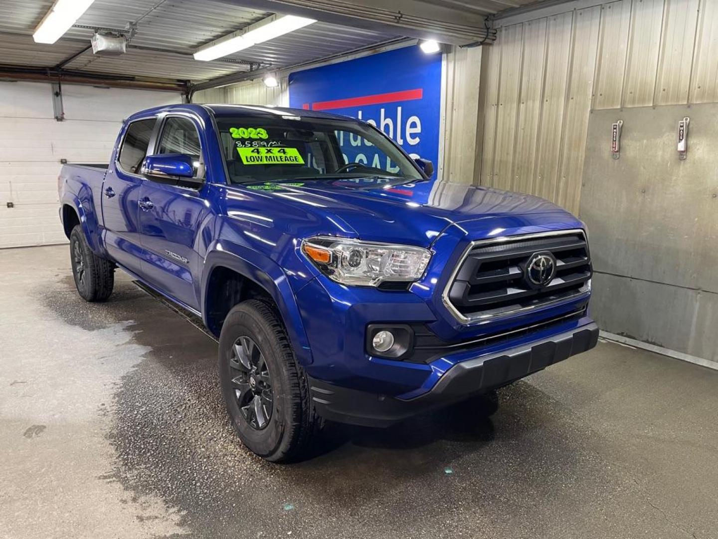 2023 BLUE TOYOTA TACOMA DOUBLE CAB (3TMDZ5BN2PM) with an 3.5L engine, Automatic transmission, located at 2525 S. Cushman, Fairbanks, AK, 99701, (907) 452-5707, 64.824036, -147.712311 - Photo#0