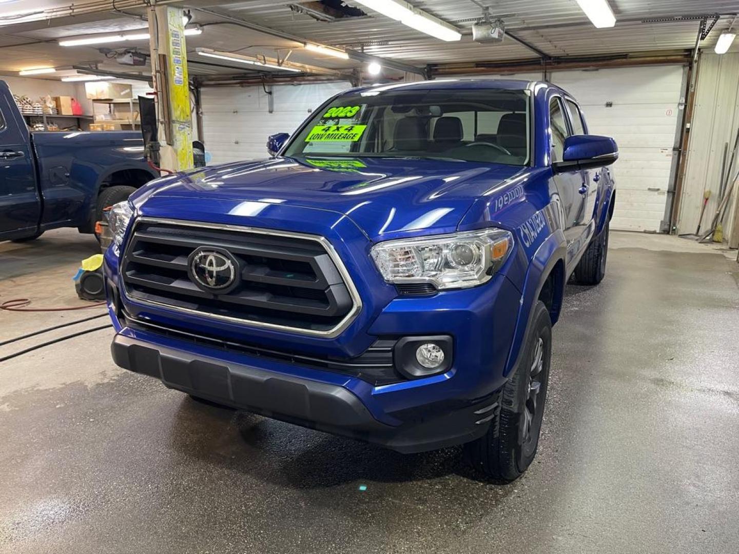 2023 BLUE TOYOTA TACOMA DOUBLE CAB (3TMDZ5BN2PM) with an 3.5L engine, Automatic transmission, located at 2525 S. Cushman, Fairbanks, AK, 99701, (907) 452-5707, 64.824036, -147.712311 - Photo#1