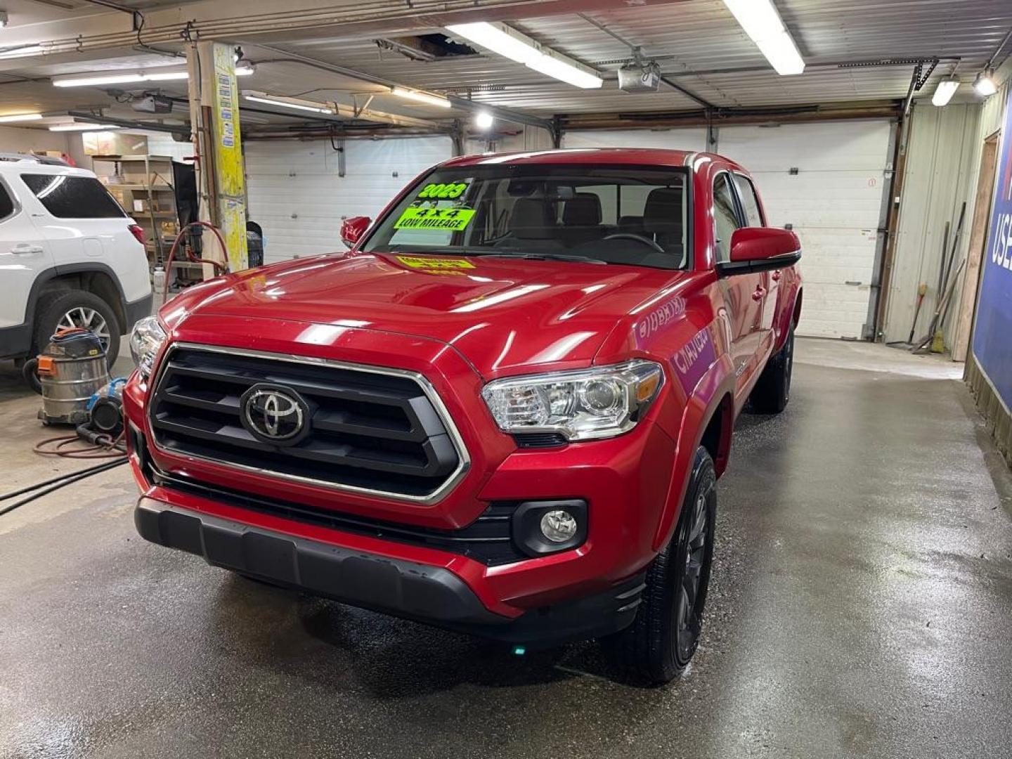 2023 RED TOYOTA TACOMA DOUBLE CAB (3TMDZ5BNXPM) with an 3.5L engine, Automatic transmission, located at 2525 S. Cushman, Fairbanks, AK, 99701, (907) 452-5707, 64.824036, -147.712311 - Photo#1