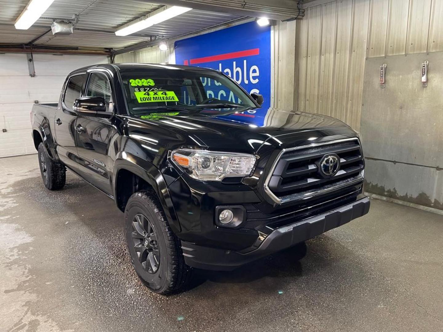 2023 BLACK TOYOTA TACOMA DOUBLE CAB (3TMDZ5BN0PM) with an 3.5L engine, Automatic transmission, located at 2525 S. Cushman, Fairbanks, AK, 99701, (907) 452-5707, 64.824036, -147.712311 - Photo#0