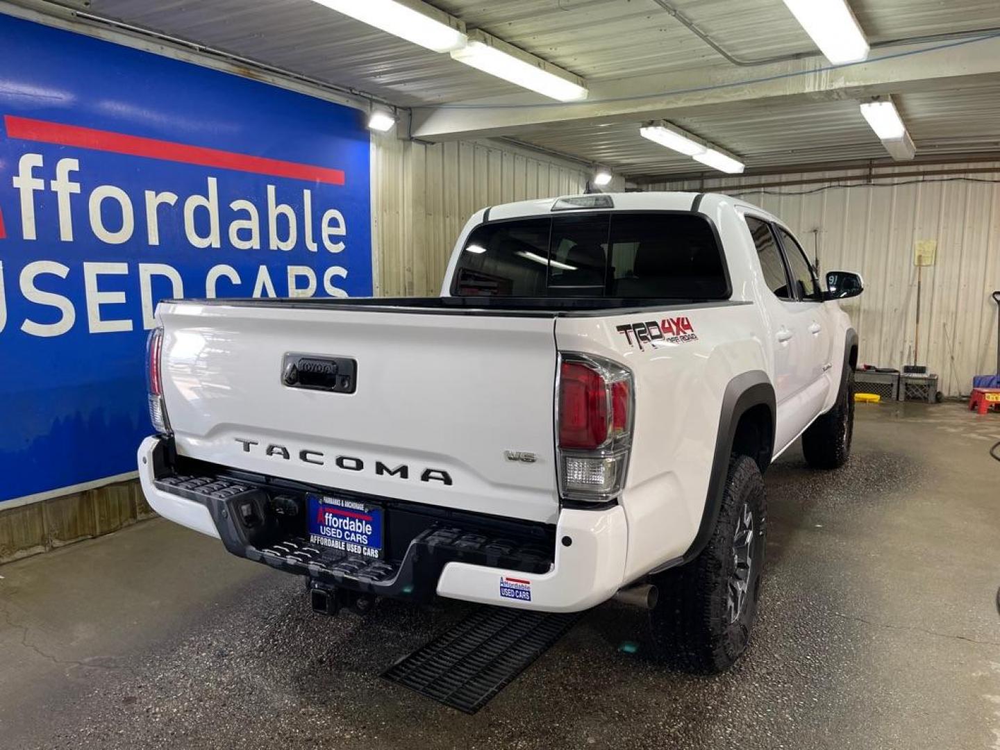 2023 WHITE TOYOTA TACOMA DOUBLE CAB (3TYCZ5AN7PT) with an 3.5L engine, Automatic transmission, located at 2525 S. Cushman, Fairbanks, AK, 99701, (907) 452-5707, 64.824036, -147.712311 - Photo#2