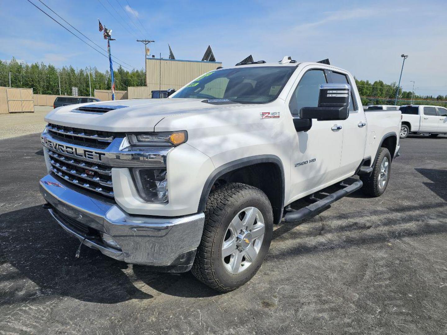 2023 WHITE CHEVROLET SILVERADO 2500 HEAVY DUTY LTZ (1GC5YPEY1PF) with an 6.6L engine, Automatic transmission, located at 2525 S. Cushman, Fairbanks, AK, 99701, (907) 452-5707, 64.824036, -147.712311 - Photo#0