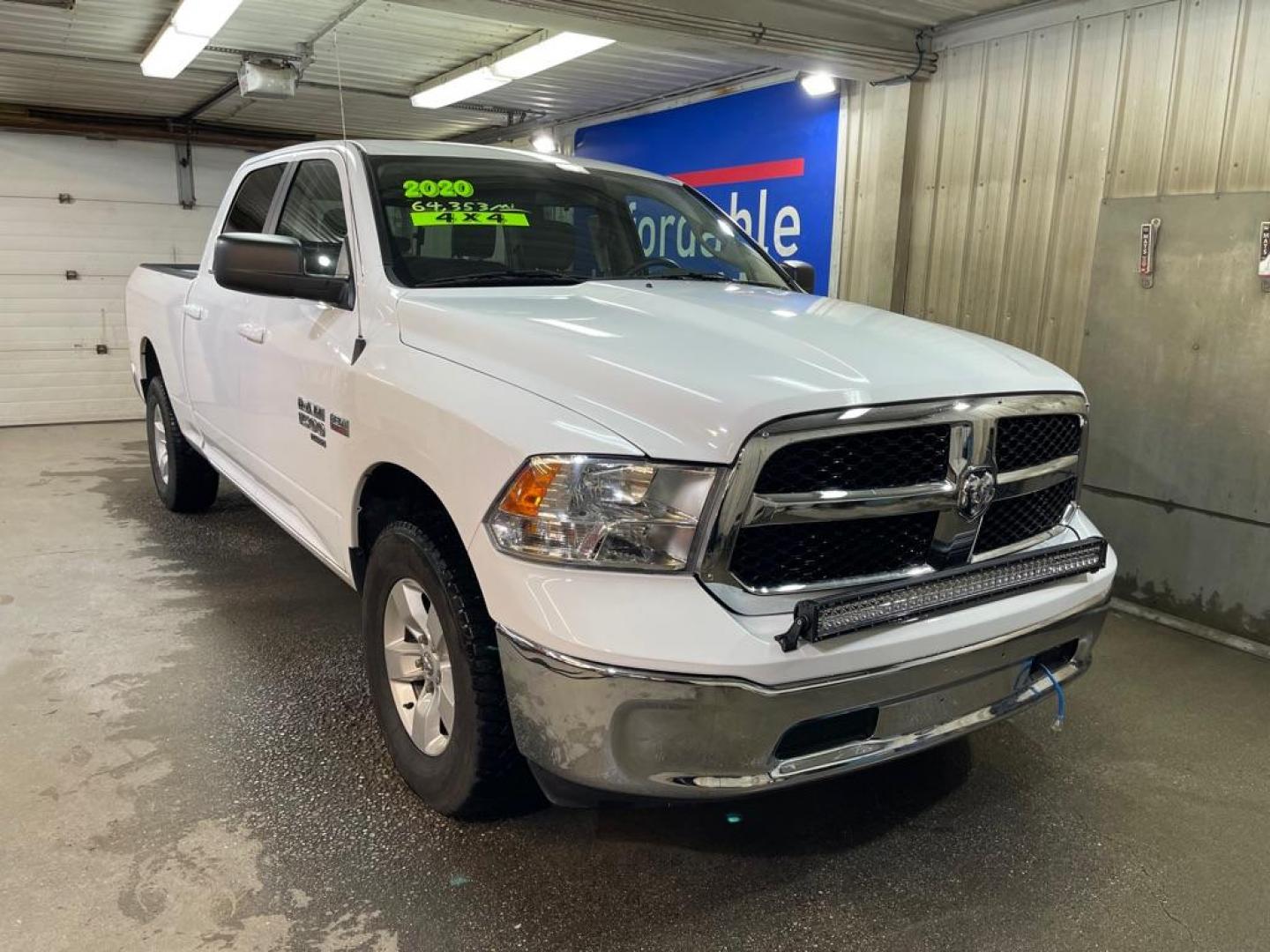 2020 WHITE RAM 1500 CLASSIC SLT (1C6RR7TT9LS) with an 5.7L engine, Automatic transmission, located at 2525 S. Cushman, Fairbanks, AK, 99701, (907) 452-5707, 64.824036, -147.712311 - Photo#0