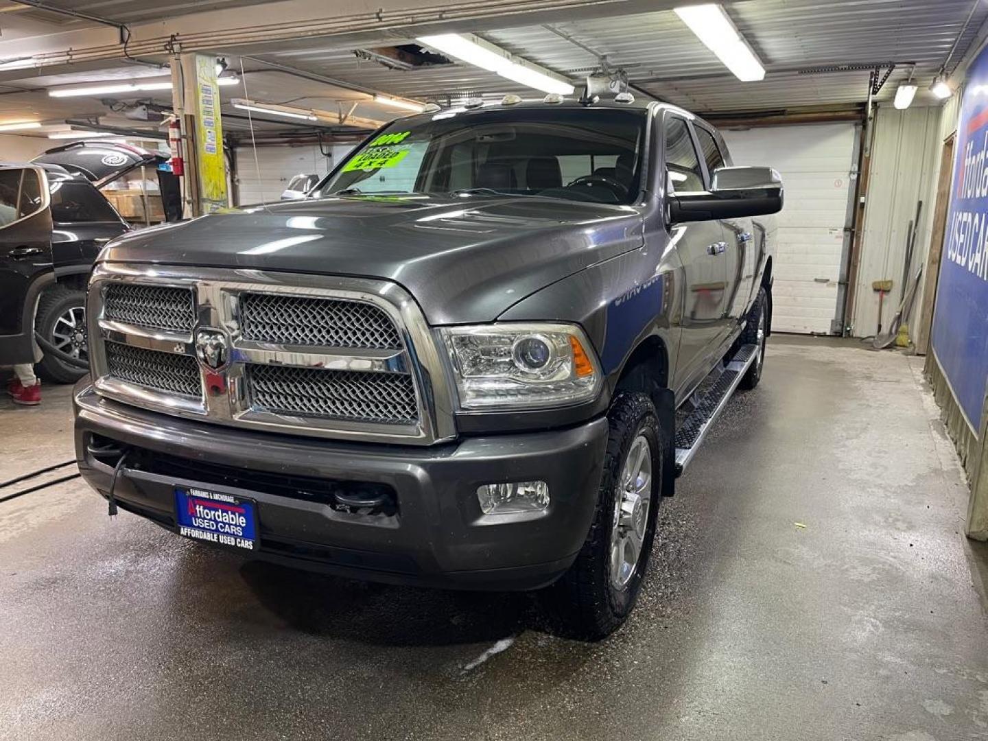 2014 GRAY RAM 2500 LONGHORN (3C6UR5PJ0EG) with an 6.4L engine, Automatic transmission, located at 2525 S. Cushman, Fairbanks, AK, 99701, (907) 452-5707, 64.824036, -147.712311 - Photo#1