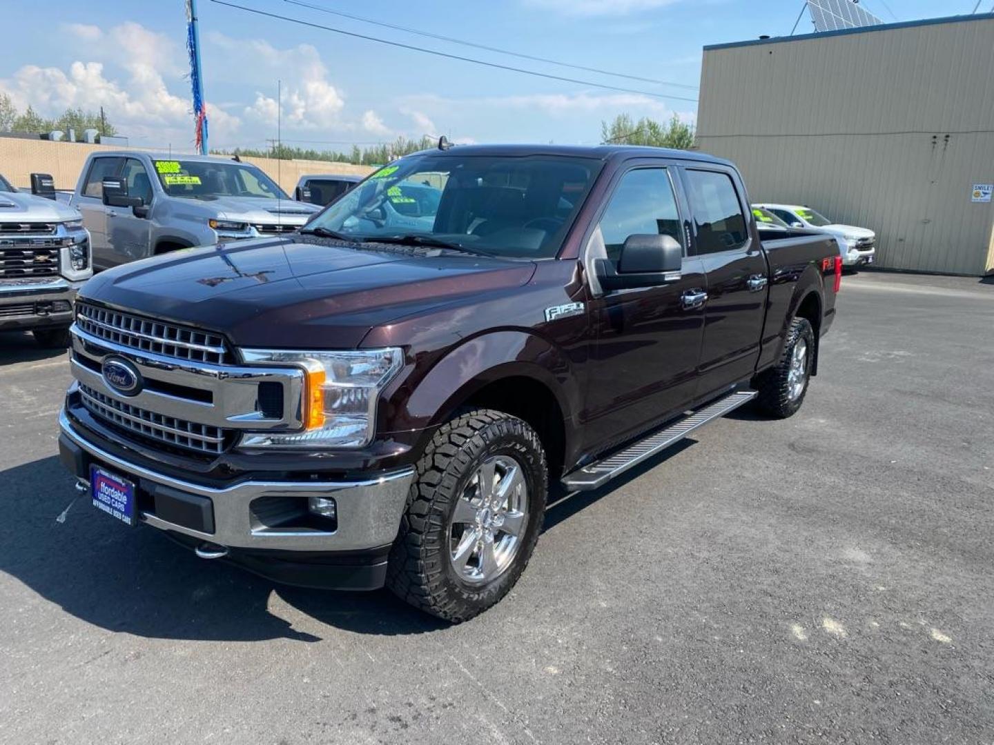 2019 MAROON FORD F150 SUPERCREW (1FTFW1E53KK) with an 5.0L engine, Automatic transmission, located at 2525 S. Cushman, Fairbanks, AK, 99701, (907) 452-5707, 64.824036, -147.712311 - Photo#0