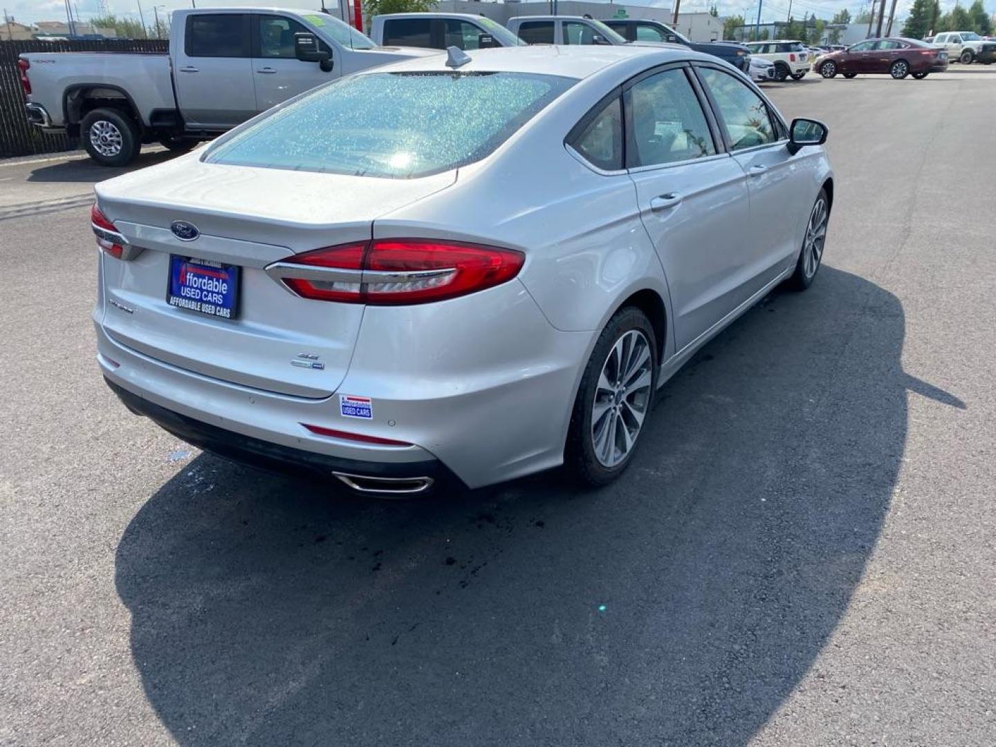 2019 SILVER FORD FUSION SE (3FA6P0T93KR) with an 2.0L engine, Automatic transmission, located at 2525 S. Cushman, Fairbanks, AK, 99701, (907) 452-5707, 64.824036, -147.712311 - Photo#2