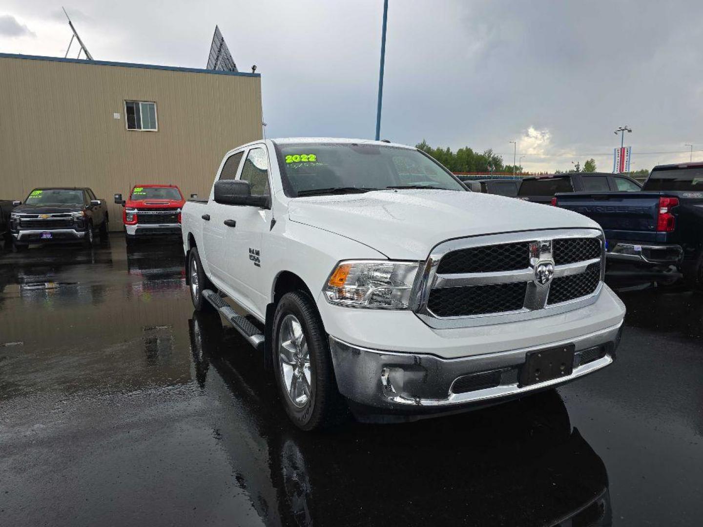 2022 WHITE RAM 1500 CLASSIC TRADESMAN (3C6RR7KG0NG) with an 3.6L engine, Automatic transmission, located at 2525 S. Cushman, Fairbanks, AK, 99701, (907) 452-5707, 64.824036, -147.712311 - Photo#1