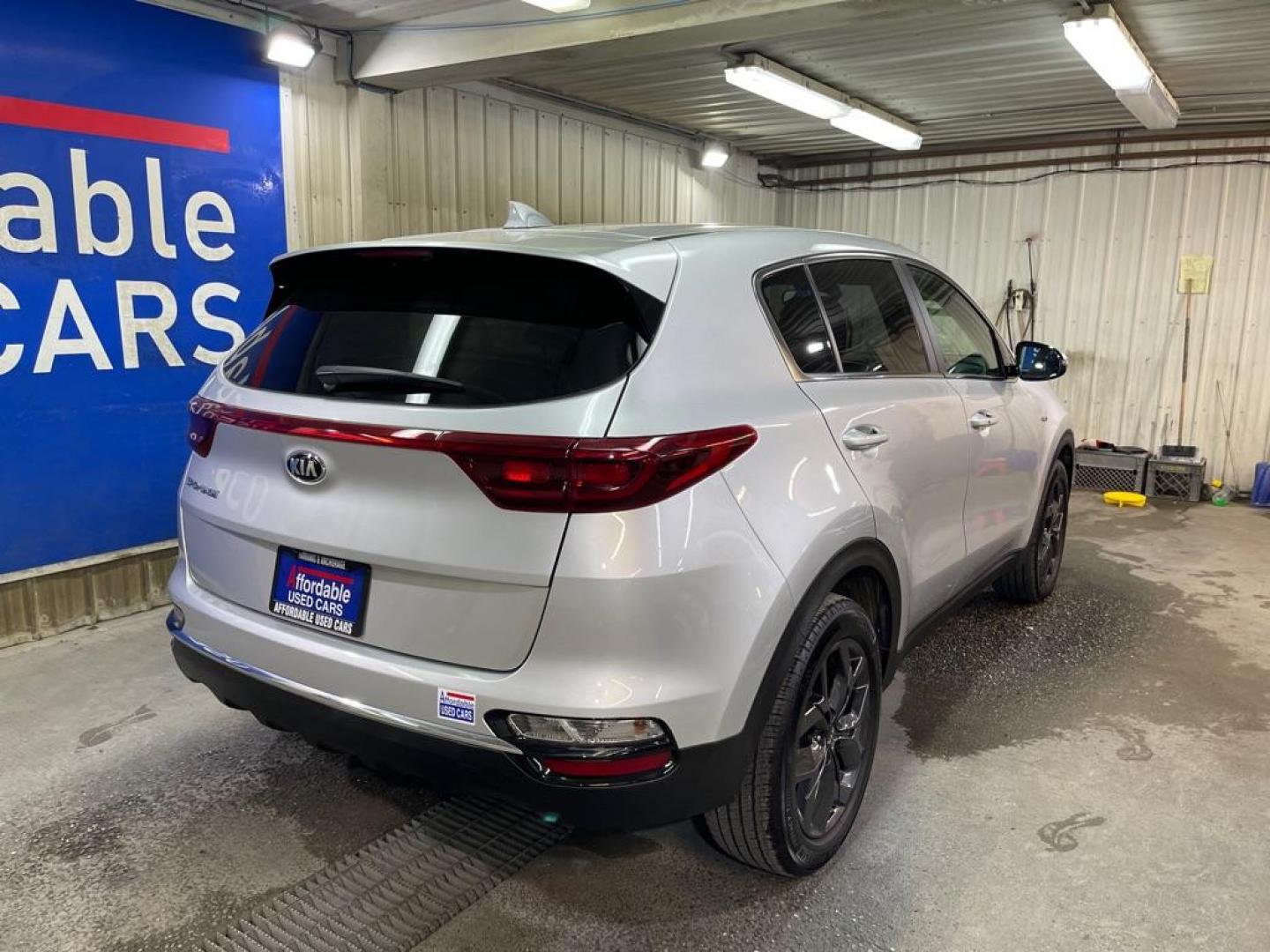 2022 SILVER KIA SPORTAGE LX (KNDPMCAC8N7) with an 2.4L engine, Automatic transmission, located at 2525 S. Cushman, Fairbanks, AK, 99701, (907) 452-5707, 64.824036, -147.712311 - Photo#2