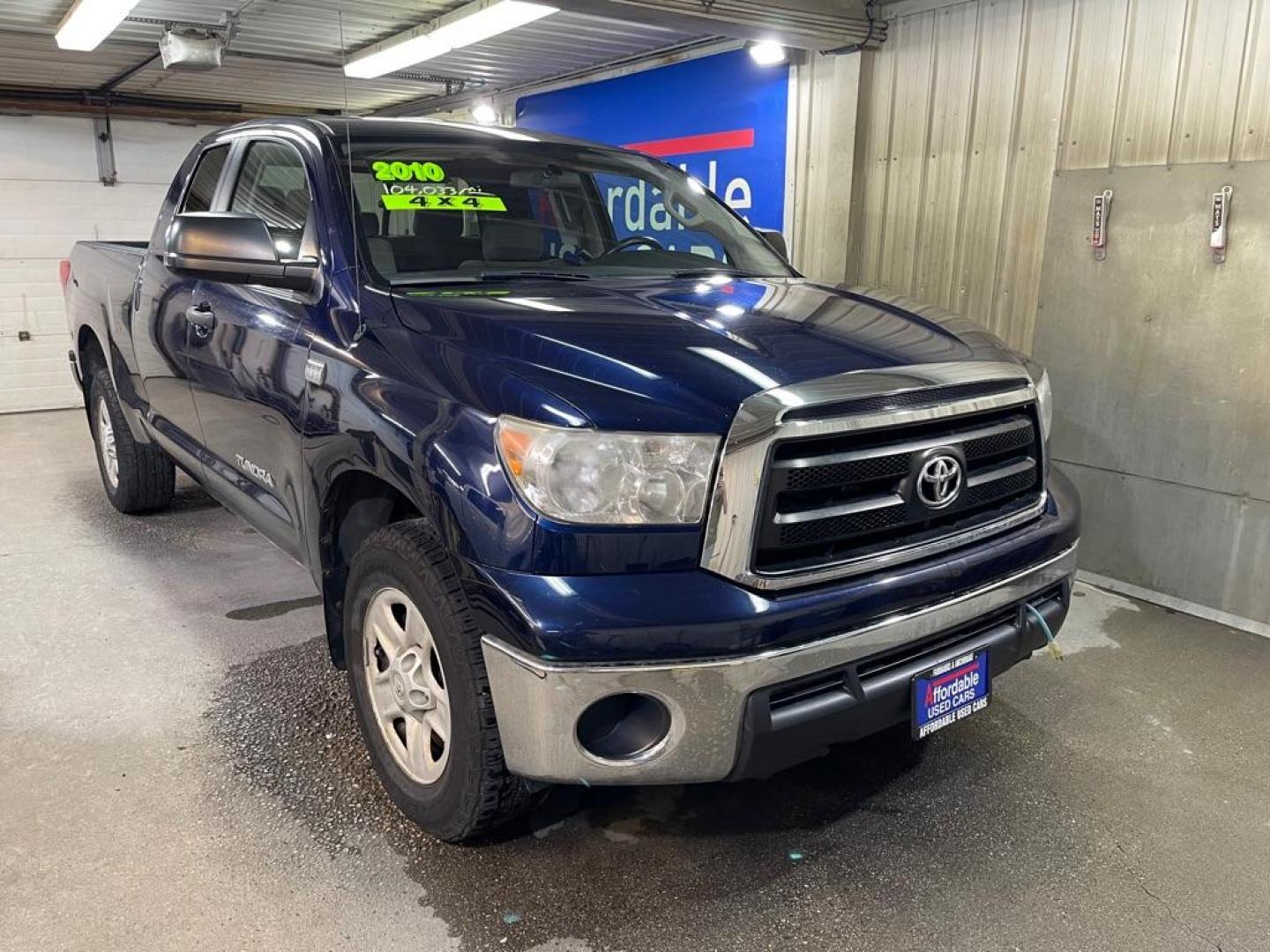 2010 GRAY TOYOTA TUNDRA DOUBLE CAB SR5 (5TFUM5F11AX) with an 4.6L engine, Automatic transmission, located at 2525 S. Cushman, Fairbanks, AK, 99701, (907) 452-5707, 64.824036, -147.712311 - Photo#0