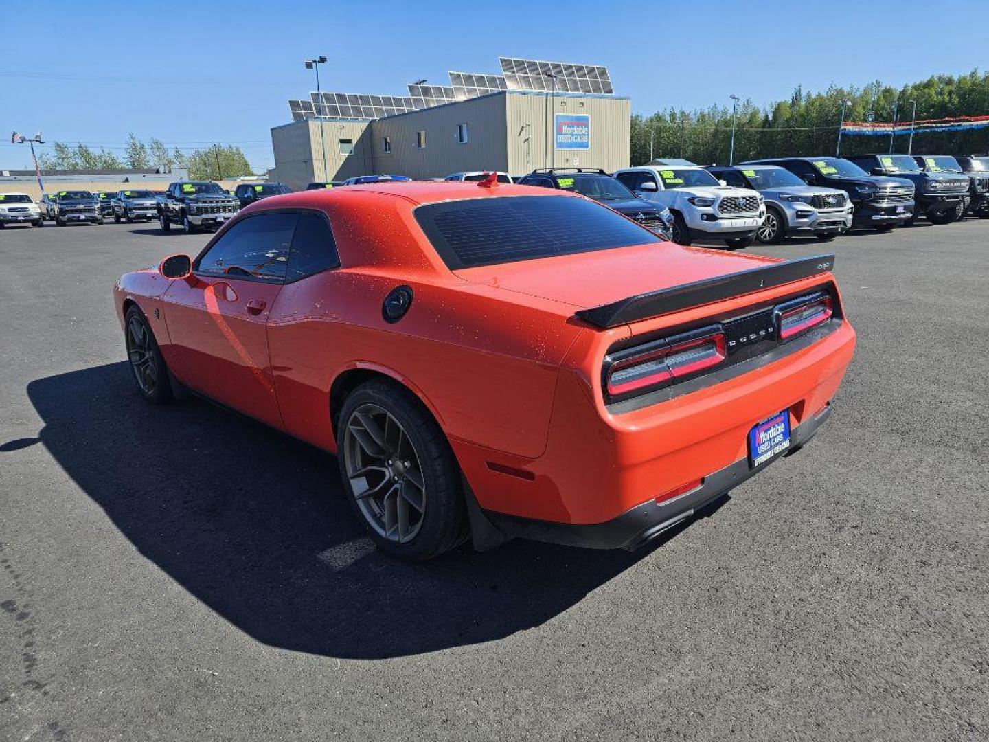 2016 ORANGE DODGE CHALLENGER SRT HELLCAT (2C3CDZC98GH) with an 6.2L engine, 6-Speed Manual transmission, located at 2525 S. Cushman, Fairbanks, AK, 99701, (907) 452-5707, 64.824036, -147.712311 - Photo#3