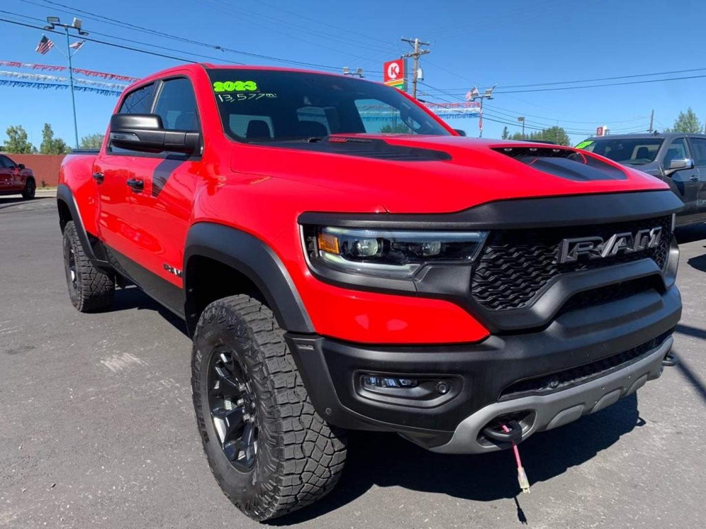 2023 RED RAM 1500 TRX (1C6SRFU94PN) with an 6.2L engine, Automatic transmission, located at 2525 S. Cushman, Fairbanks, AK, 99701, (907) 452-5707, 64.824036, -147.712311 - Photo#0