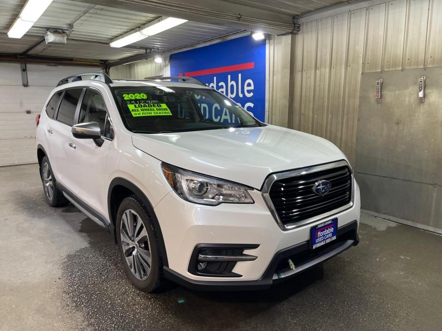 2020 WHITE SUBARU ASCENT TOURING (4S4WMARD5L3) with an 2.4L engine, Automatic transmission, located at 2525 S. Cushman, Fairbanks, AK, 99701, (907) 452-5707, 64.824036, -147.712311 - Photo#0