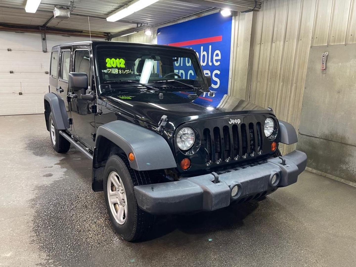 2012 BLACK JEEP WRANGLER UNLIMI SPORT (1C4BJWDG5CL) with an 3.6L engine, Automatic transmission, located at 2525 S. Cushman, Fairbanks, AK, 99701, (907) 452-5707, 64.824036, -147.712311 - Photo#0