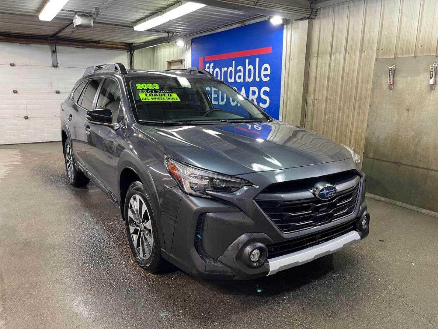 2023 GRAY SUBARU OUTBACK LIMITED XT (4S4BTGND0P3) with an 2.4L engine, Automatic transmission, located at 2525 S. Cushman, Fairbanks, AK, 99701, (907) 452-5707, 64.824036, -147.712311 - Photo#0