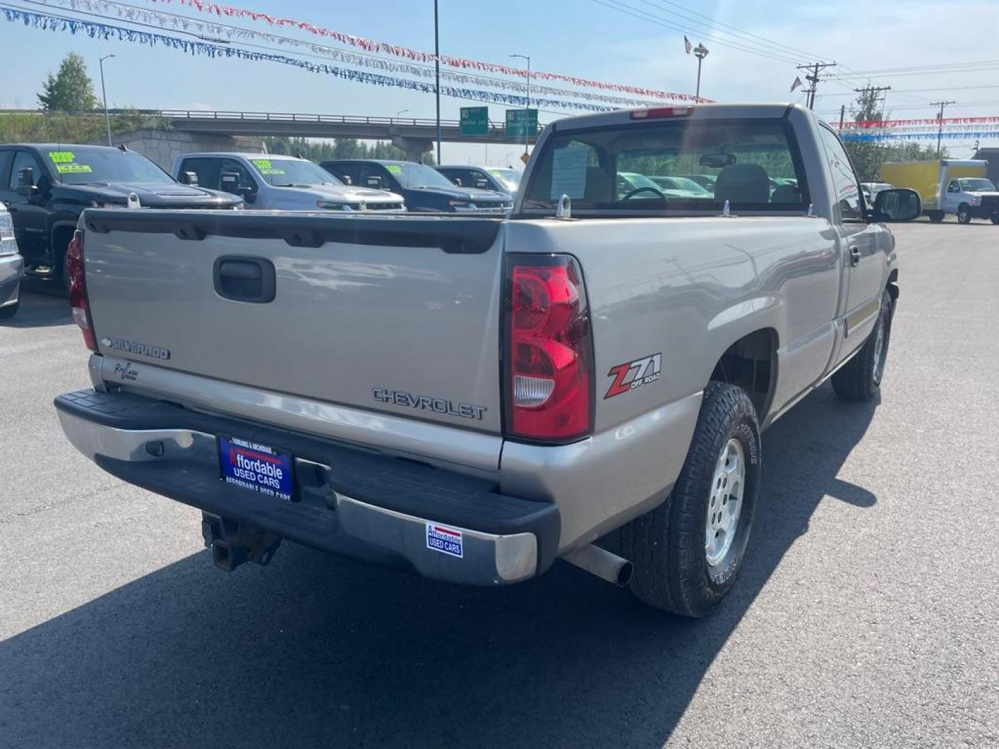 2003 TAN CHEVROLET SILVERADO 1500 (1GCEK14T93Z) with an 5.3L engine, Automatic transmission, located at 2525 S. Cushman, Fairbanks, AK, 99701, (907) 452-5707, 64.824036, -147.712311 - Photo#3