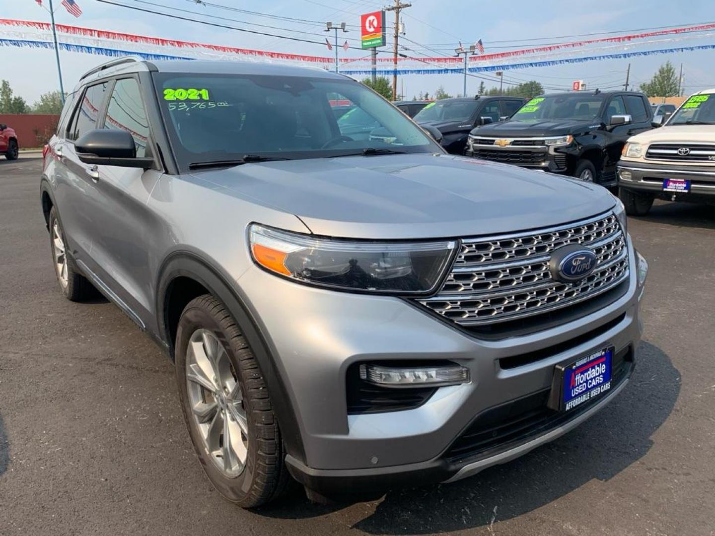 2021 SILVER FORD EXPLORER LIMITED (1FMSK8FH3MG) with an 2.3L engine, Automatic transmission, located at 2525 S. Cushman, Fairbanks, AK, 99701, (907) 452-5707, 64.824036, -147.712311 - Photo#0