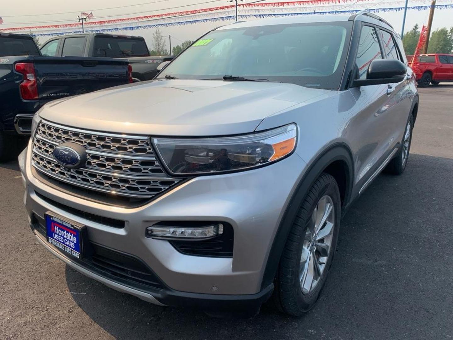 2021 SILVER FORD EXPLORER LIMITED (1FMSK8FH3MG) with an 2.3L engine, Automatic transmission, located at 2525 S. Cushman, Fairbanks, AK, 99701, (907) 452-5707, 64.824036, -147.712311 - Photo#1