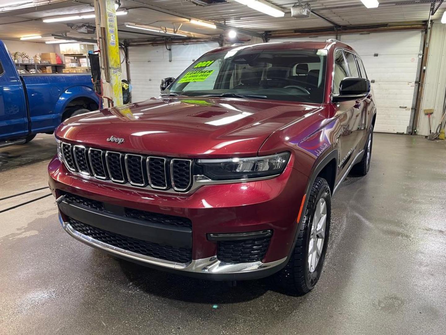 2021 RED JEEP GRAND CHEROKEE L LIMITED (1C4RJKBG0M8) with an 3.6L engine, Automatic transmission, located at 2525 S. Cushman, Fairbanks, AK, 99701, (907) 452-5707, 64.824036, -147.712311 - Photo#1