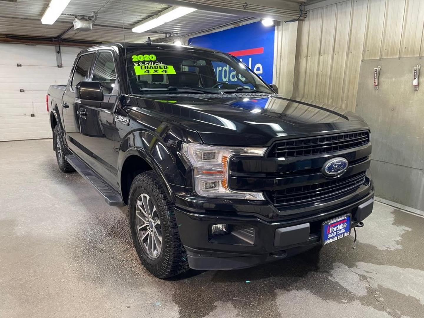 2020 BLACK FORD F150 SUPERCREW (1FTEW1E44LK) with an 3.5L engine, Automatic transmission, located at 2525 S. Cushman, Fairbanks, AK, 99701, (907) 452-5707, 64.824036, -147.712311 - Photo#0