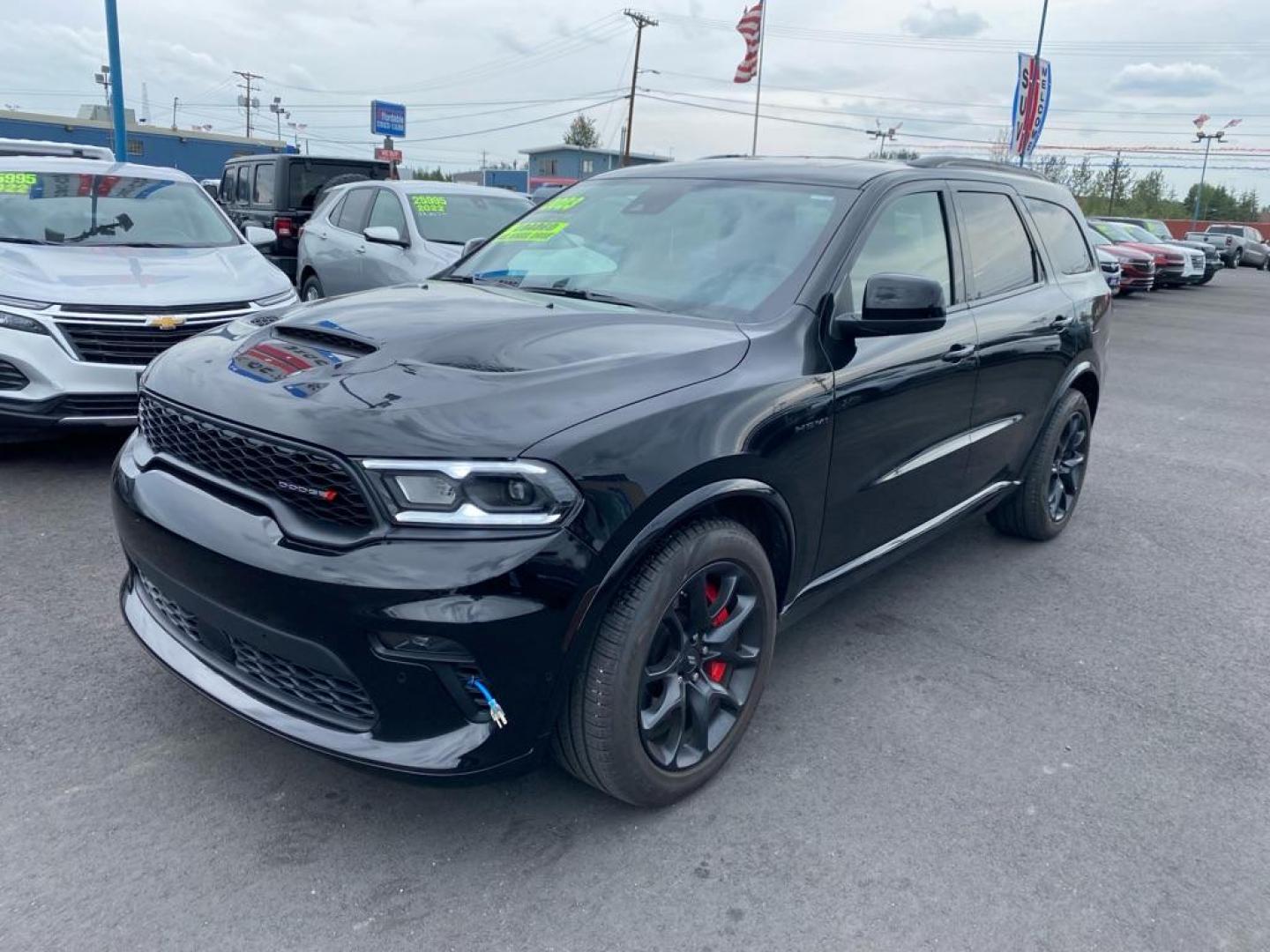 2023 BLACK DODGE DURANGO R/T (1C4SDJCT5PC) with an 5.7L engine, Automatic transmission, located at 2525 S. Cushman, Fairbanks, AK, 99701, (907) 452-5707, 64.824036, -147.712311 - Photo#0