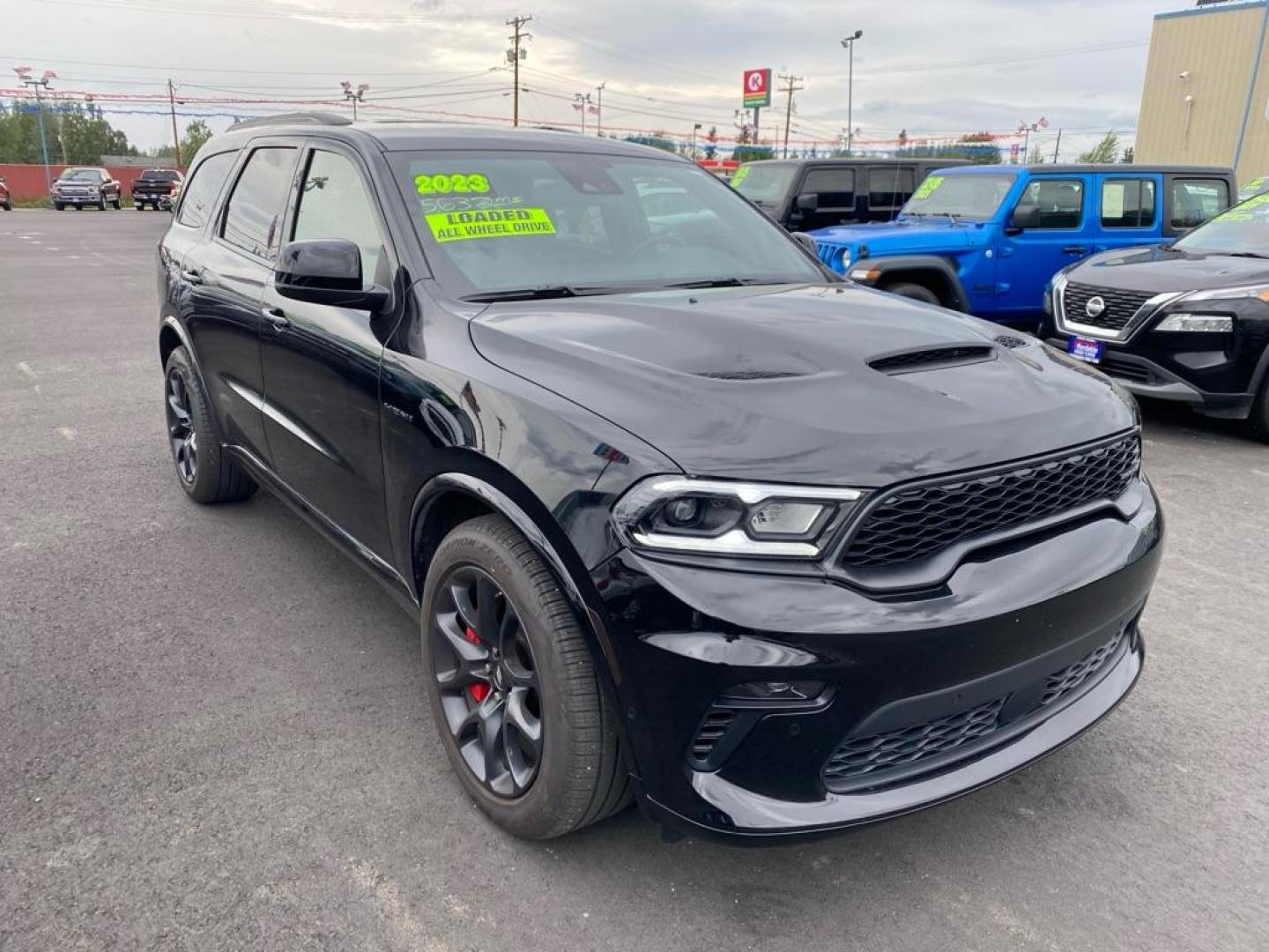 2023 BLACK DODGE DURANGO R/T (1C4SDJCT5PC) with an 5.7L engine, Automatic transmission, located at 2525 S. Cushman, Fairbanks, AK, 99701, (907) 452-5707, 64.824036, -147.712311 - Photo#1