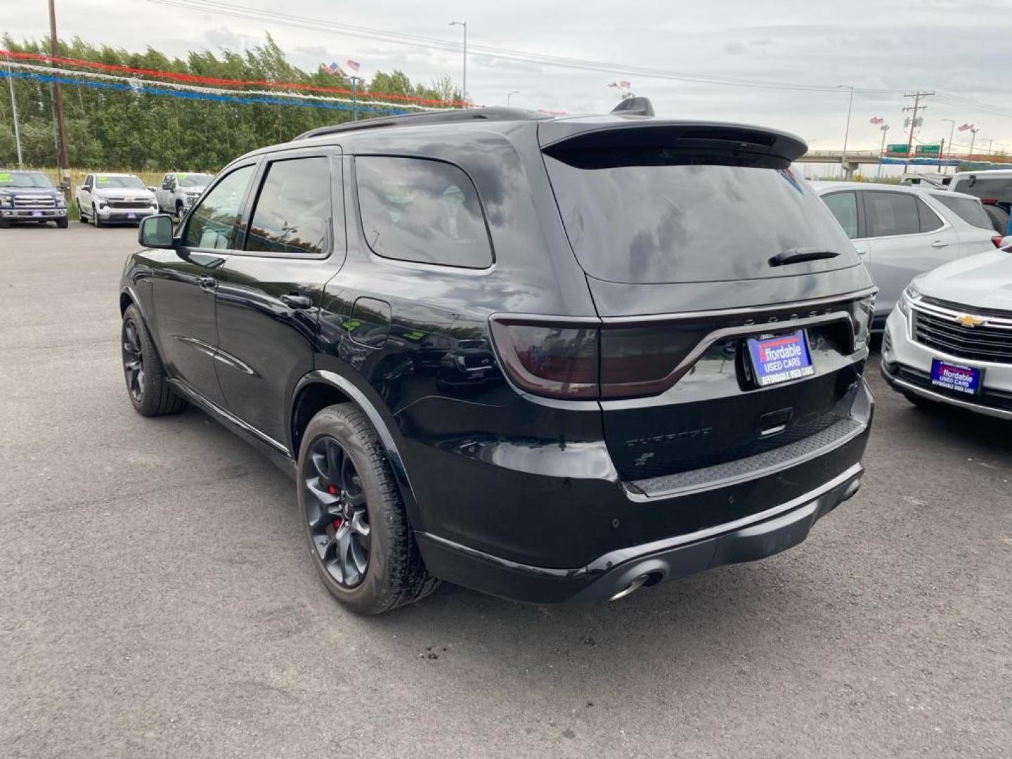 2023 BLACK DODGE DURANGO R/T (1C4SDJCT5PC) with an 5.7L engine, Automatic transmission, located at 2525 S. Cushman, Fairbanks, AK, 99701, (907) 452-5707, 64.824036, -147.712311 - Photo#3