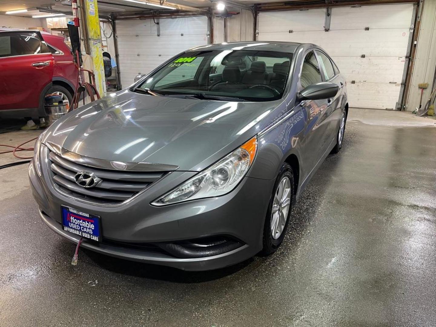 2014 GRAY HYUNDAI SONATA GLS (5NPEB4AC9EH) with an 2.4L engine, Automatic transmission, located at 2525 S. Cushman, Fairbanks, AK, 99701, (907) 452-5707, 64.824036, -147.712311 - Photo#1