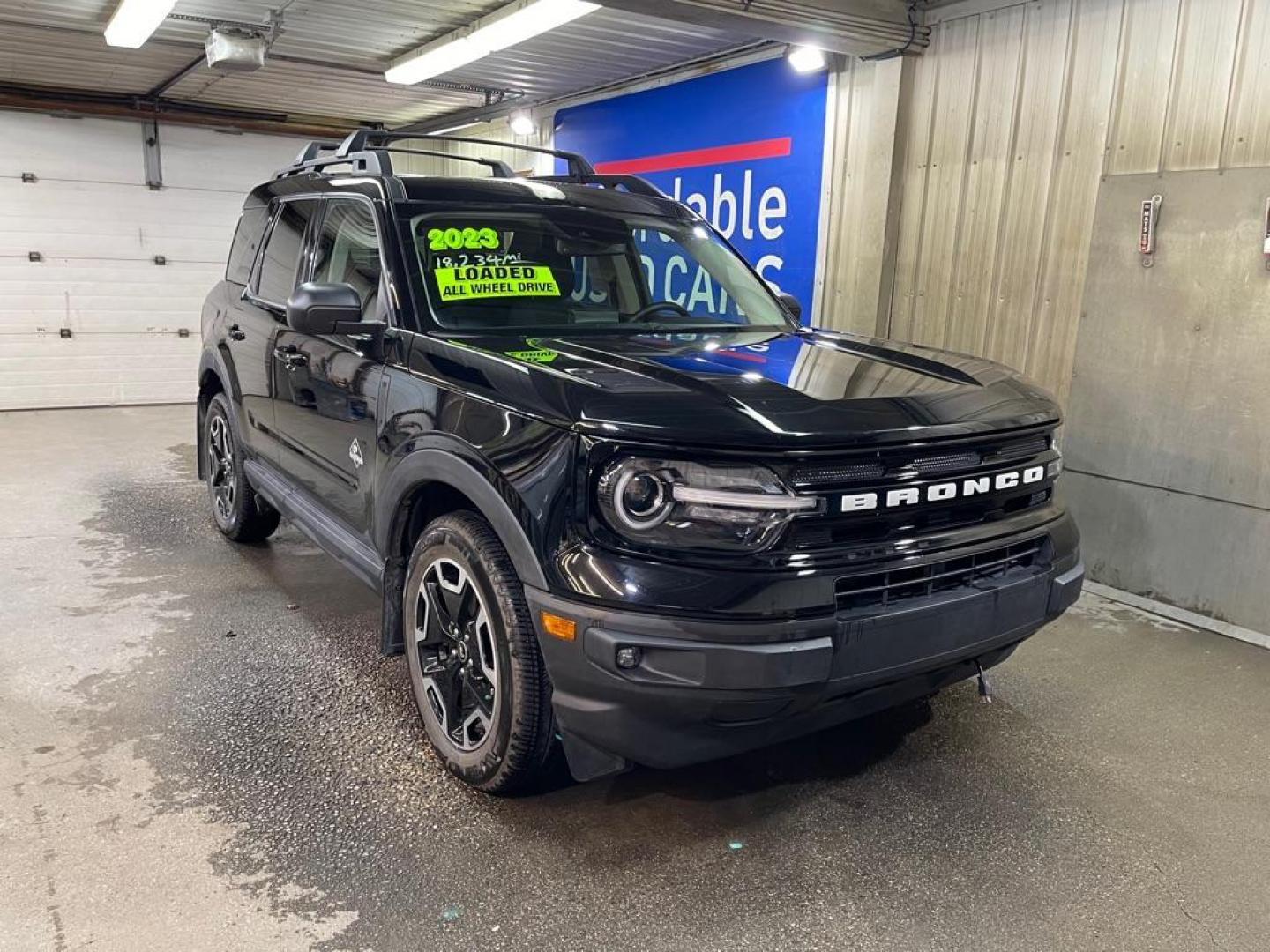 2023 BLACK FORD BRONCO SPORT OUTER BANKS (3FMCR9C61PR) with an 1.5L engine, Automatic transmission, located at 2525 S. Cushman, Fairbanks, AK, 99701, (907) 452-5707, 64.824036, -147.712311 - Photo#0