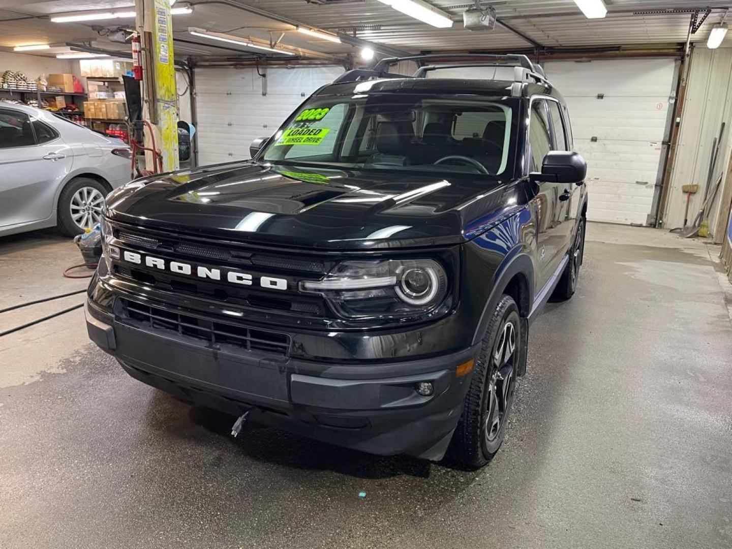 2023 BLACK FORD BRONCO SPORT OUTER BANKS (3FMCR9C61PR) with an 1.5L engine, Automatic transmission, located at 2525 S. Cushman, Fairbanks, AK, 99701, (907) 452-5707, 64.824036, -147.712311 - Photo#1