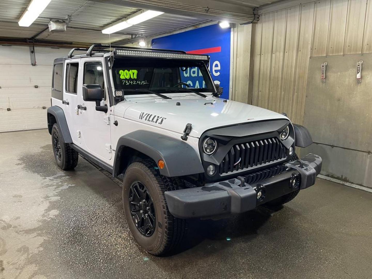 2017 WHITE JEEP WRANGLER UNLIMI SPORT (1C4BJWDG5HL) with an 3.6L engine, Automatic transmission, located at 2525 S. Cushman, Fairbanks, AK, 99701, (907) 452-5707, 64.824036, -147.712311 - Photo#0