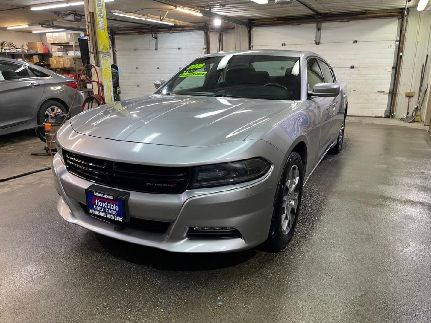 2016 SILVER DODGE CHARGER SXT (2C3CDXJG1GH) with an 3.6L engine, Automatic transmission, located at 2525 S. Cushman, Fairbanks, AK, 99701, (907) 452-5707, 64.824036, -147.712311 - Photo#1