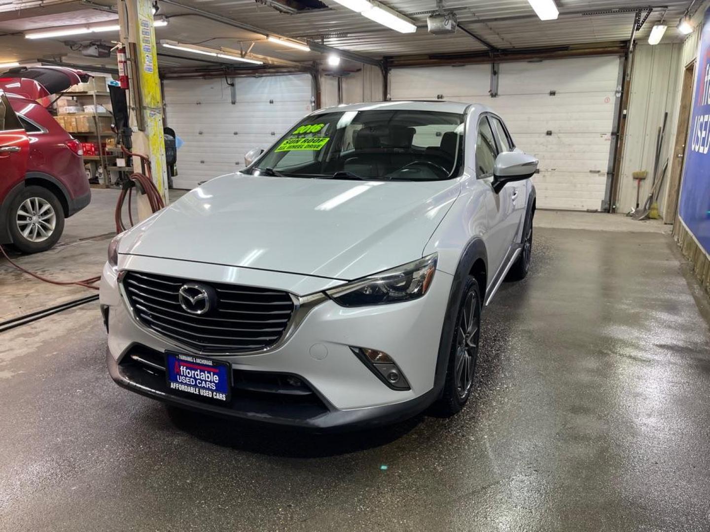 2016 SILVER MAZDA CX-3 GRAND TOURING (JM1DKBD7XG0) with an 2.0L engine, Automatic transmission, located at 2525 S. Cushman, Fairbanks, AK, 99701, (907) 452-5707, 64.824036, -147.712311 - Photo#1