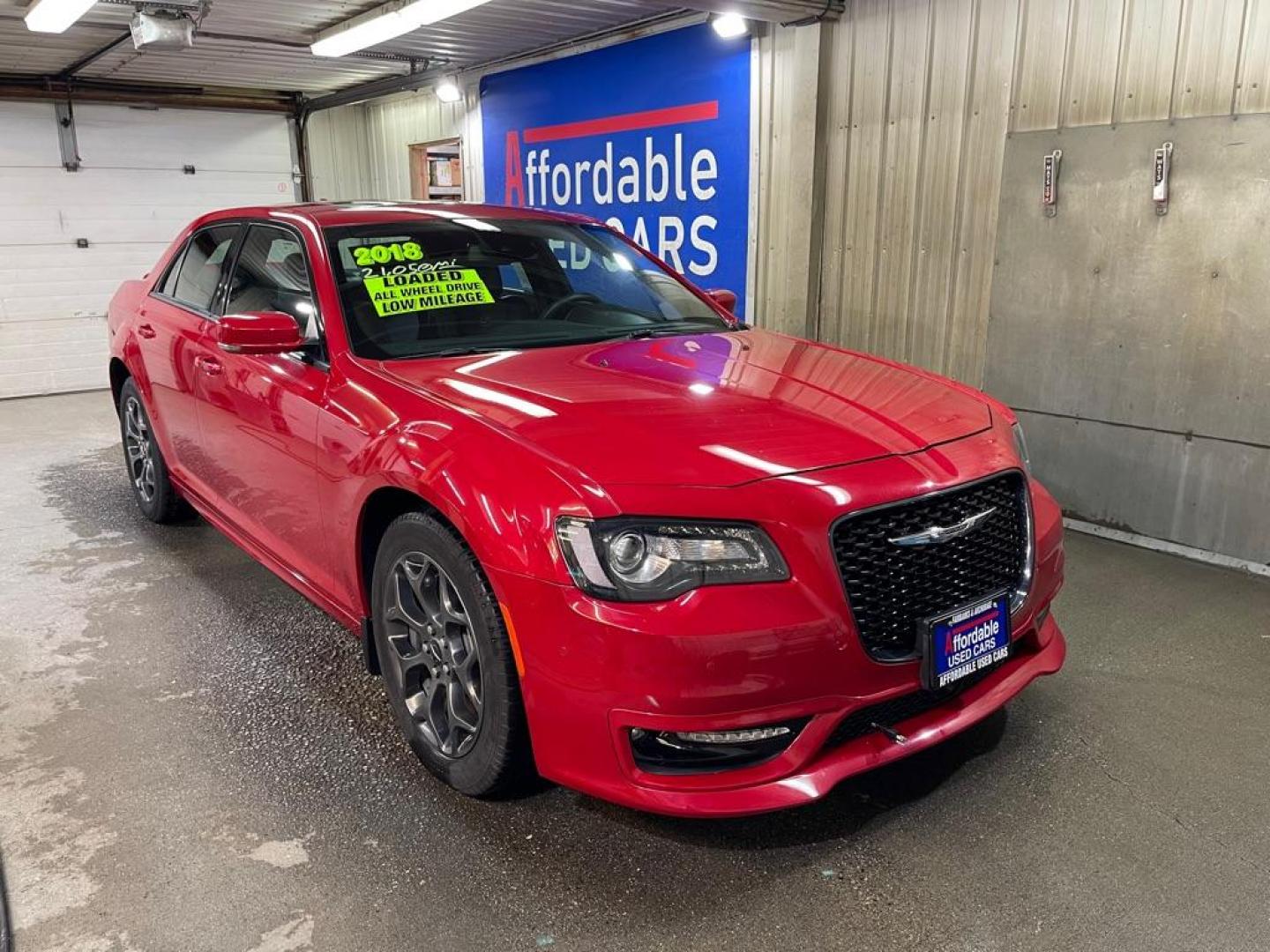 2018 RED CHRYSLER 300 S (2C3CCAGG9JH) with an 3.6L engine, Automatic transmission, located at 2525 S. Cushman, Fairbanks, AK, 99701, (907) 452-5707, 64.824036, -147.712311 - Photo#0