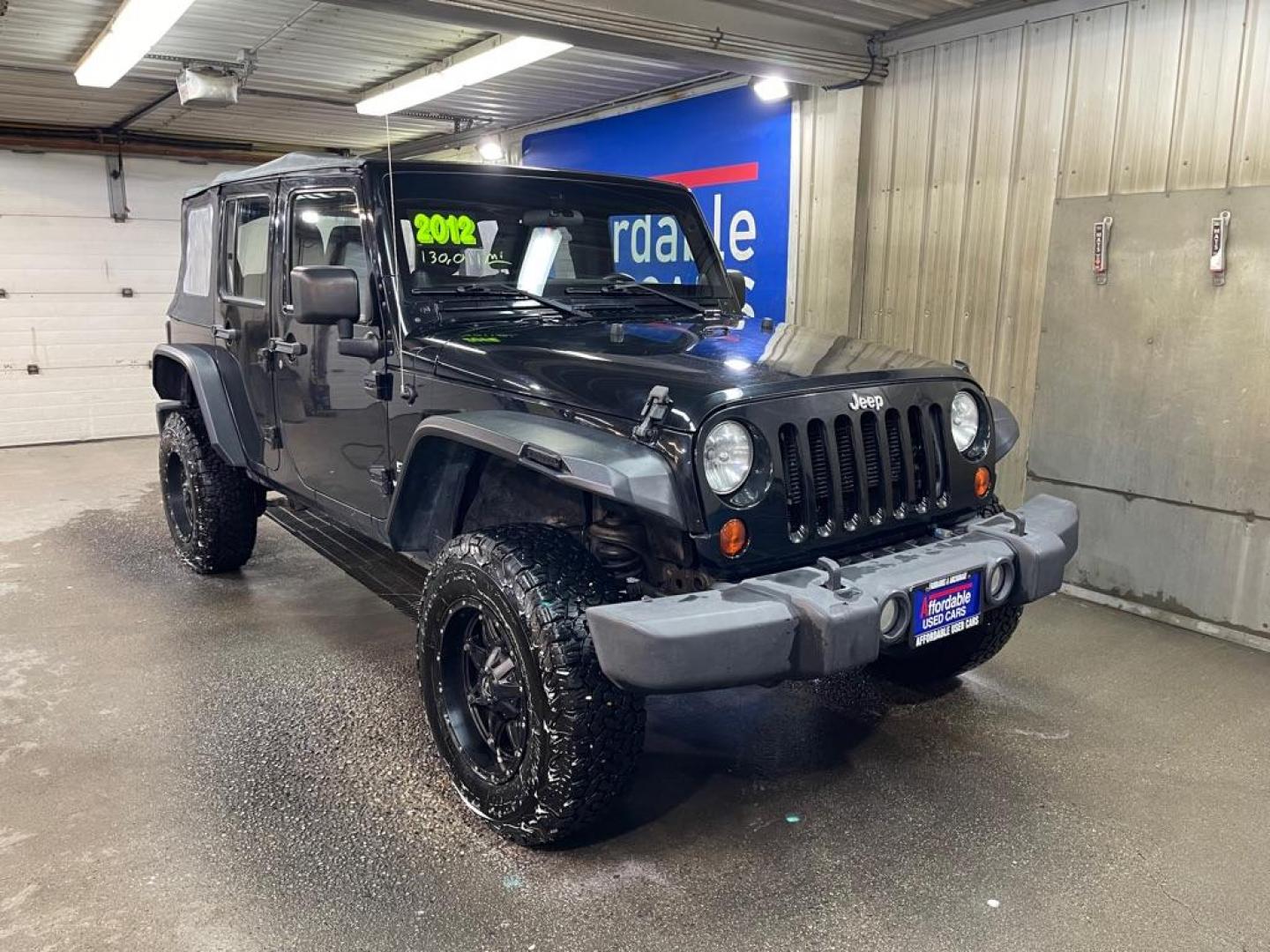 2012 BLACK JEEP WRANGLER UNLIMI SPORT (1C4BJWDG0CL) with an 3.6L engine, Automatic transmission, located at 2525 S. Cushman, Fairbanks, AK, 99701, (907) 452-5707, 64.824036, -147.712311 - Photo#0