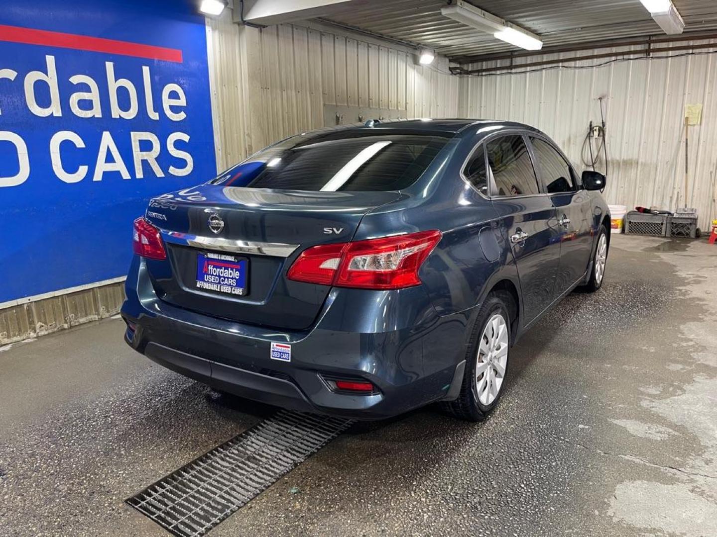 2016 BLUE NISSAN SENTRA S (3N1AB7AP4GL) with an 1.8L engine, Continuously Variable transmission, located at 2525 S. Cushman, Fairbanks, AK, 99701, (907) 452-5707, 64.824036, -147.712311 - Photo#2