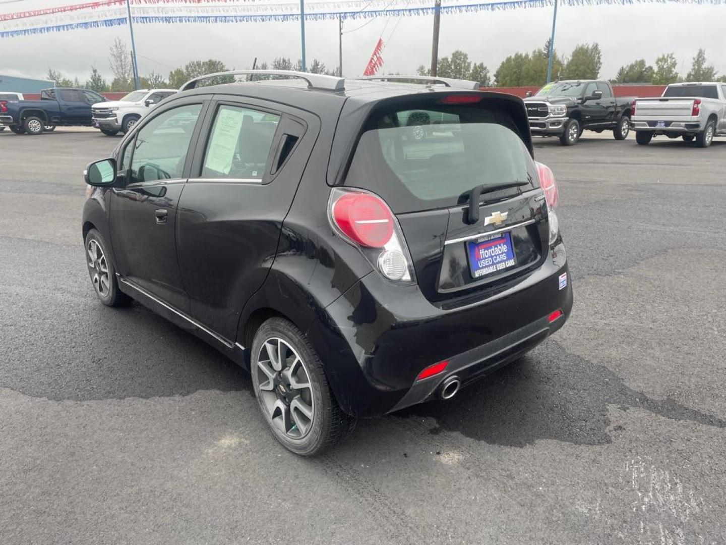 2015 BLACK CHEVROLET SPARK 2LT (KL8CF6S95FC) with an 1.2L engine, Continuously Variable transmission, located at 2525 S. Cushman, Fairbanks, AK, 99701, (907) 452-5707, 64.824036, -147.712311 - Photo#2