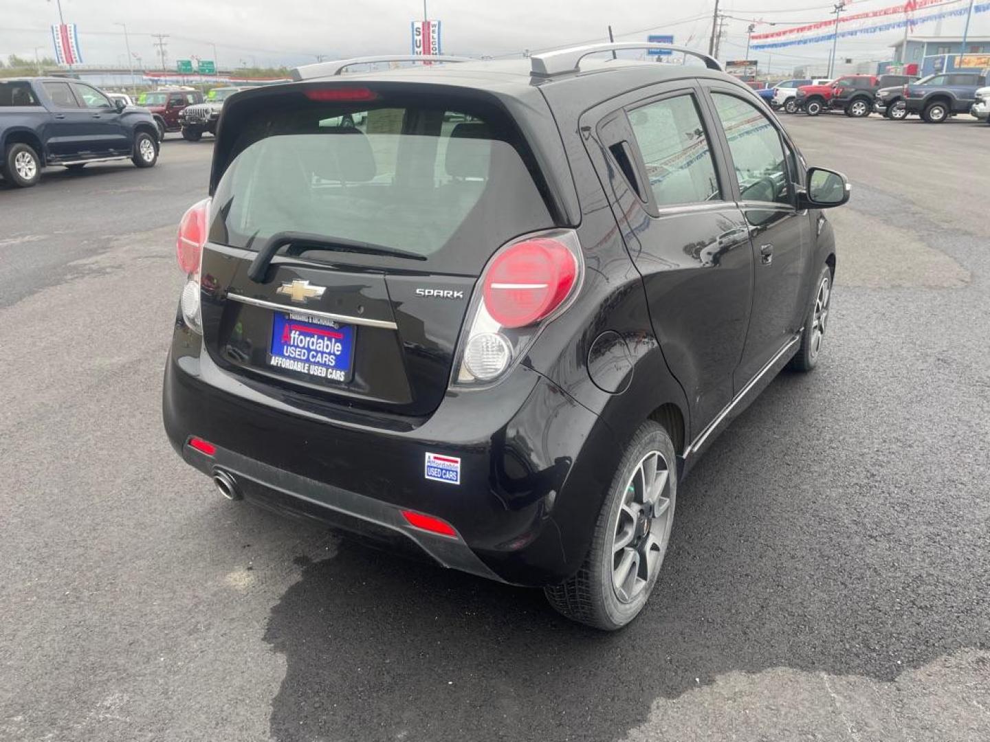 2015 BLACK CHEVROLET SPARK 2LT (KL8CF6S95FC) with an 1.2L engine, Continuously Variable transmission, located at 2525 S. Cushman, Fairbanks, AK, 99701, (907) 452-5707, 64.824036, -147.712311 - Photo#3