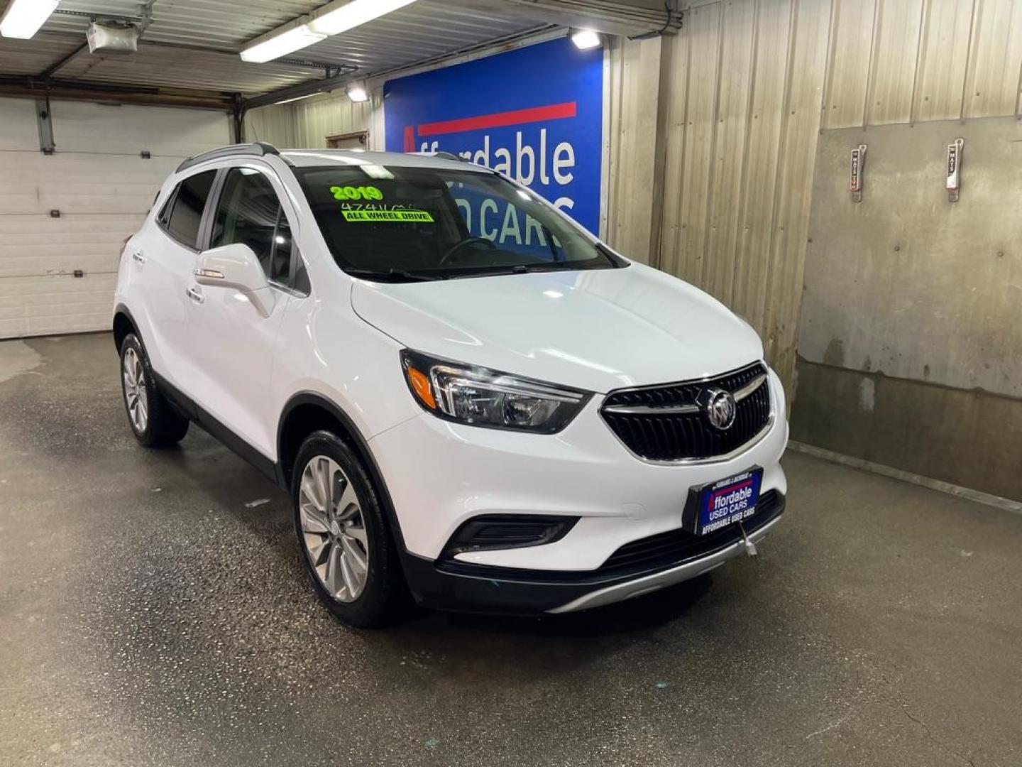 2019 WHITE BUICK ENCORE PREFERRED (KL4CJESB1KB) with an 1.4L engine, Automatic transmission, located at 2525 S. Cushman, Fairbanks, AK, 99701, (907) 452-5707, 64.824036, -147.712311 - Photo#0