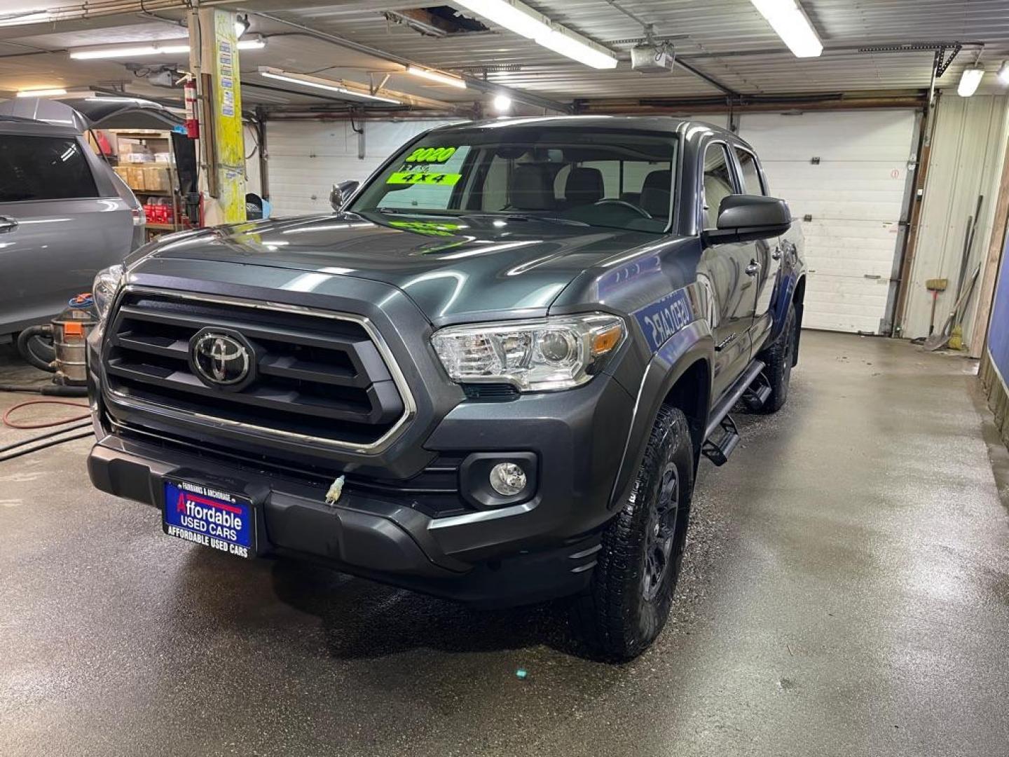 2020 GREY TOYOTA TACOMA DOUBLE CAB (3TMCZ5AN3LM) with an 3.5L engine, Automatic transmission, located at 2525 S. Cushman, Fairbanks, AK, 99701, (907) 452-5707, 64.824036, -147.712311 - Photo#1