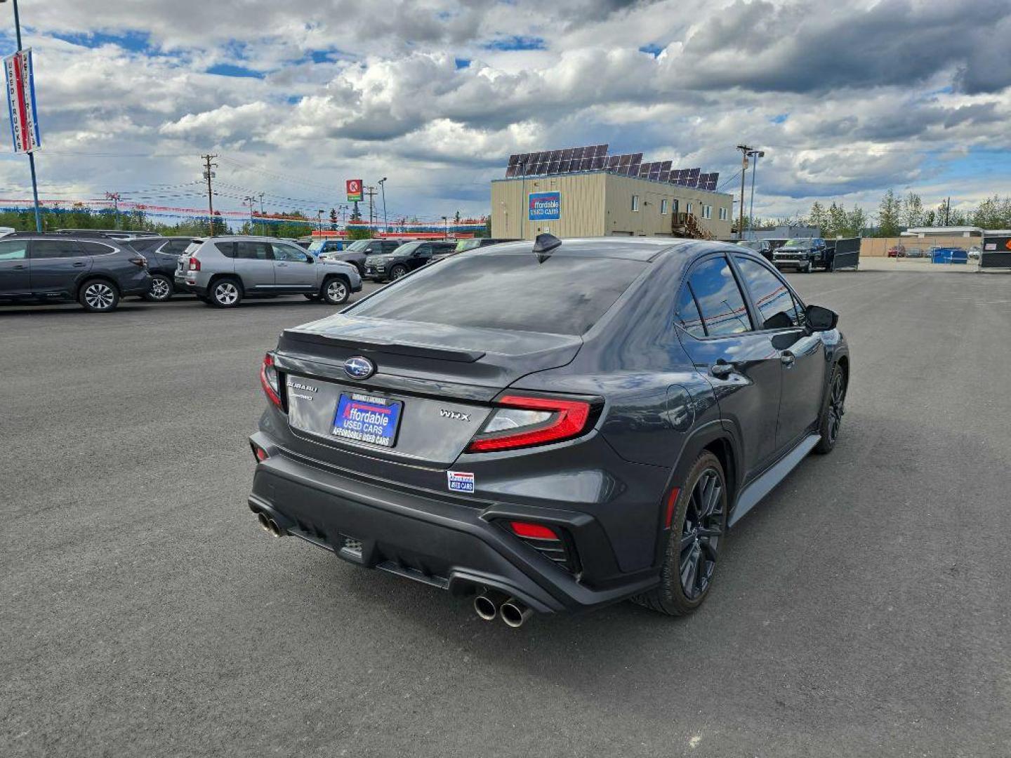 2022 BLACK SUBARU WRX PREMIUM (JF1VBAF65N9) with an 2.5L engine, Manual transmission, located at 2525 S. Cushman, Fairbanks, AK, 99701, (907) 452-5707, 64.824036, -147.712311 - Photo#3