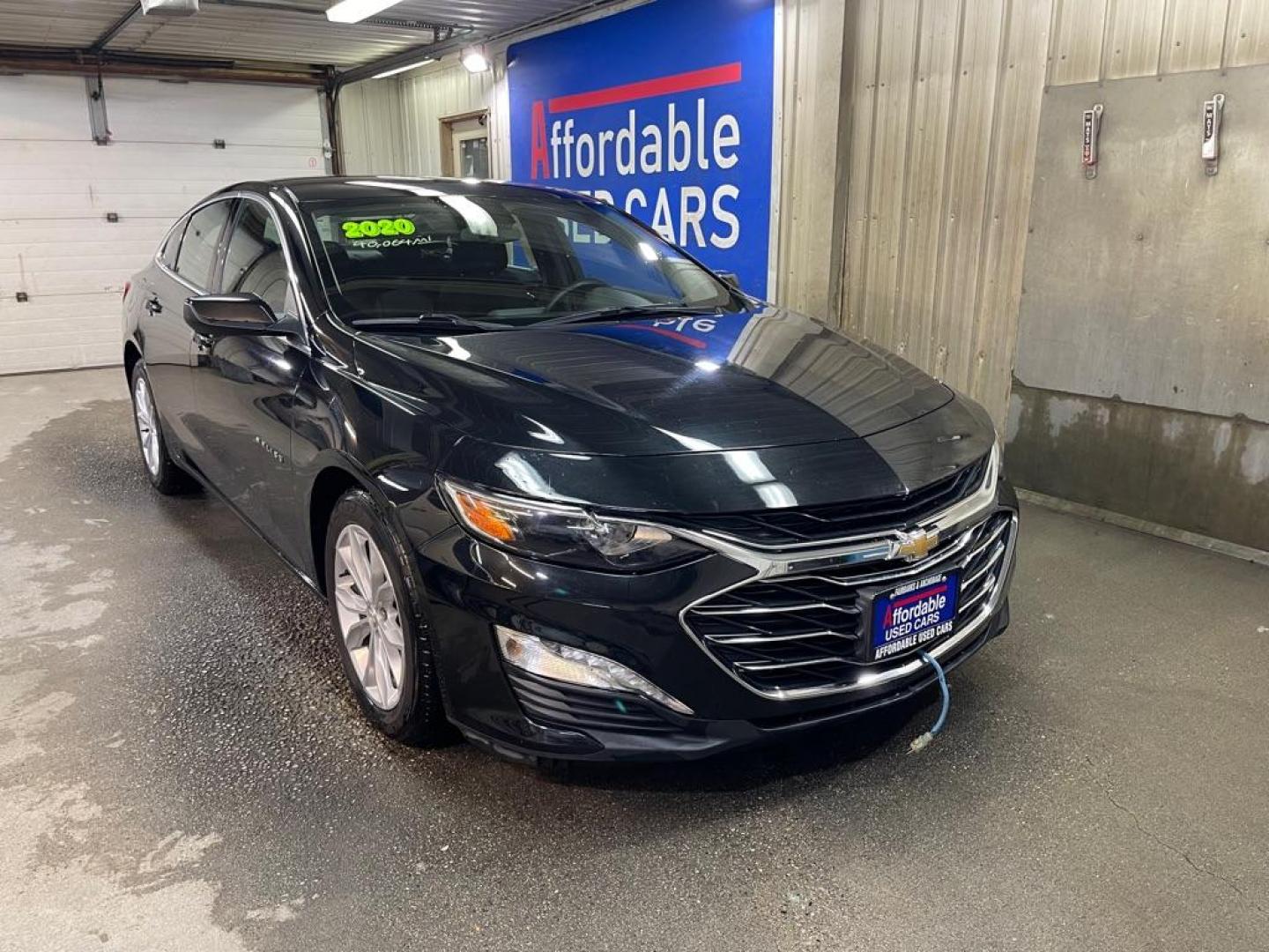 2020 BLACK CHEVROLET MALIBU LT (1G1ZD5ST3LF) with an 1.5L engine, Continuously Variable transmission, located at 2525 S. Cushman, Fairbanks, AK, 99701, (907) 452-5707, 64.824036, -147.712311 - Photo#0