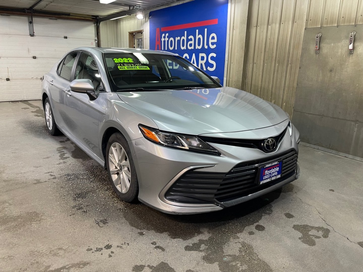2022 SILVER TOYOTA CAMRY AWD LE LE (4T1C11BK1NU) with an 2.5L engine, Automatic transmission, located at 2525 S. Cushman, Fairbanks, AK, 99701, (907) 452-5707, 64.824036, -147.712311- Photo#0