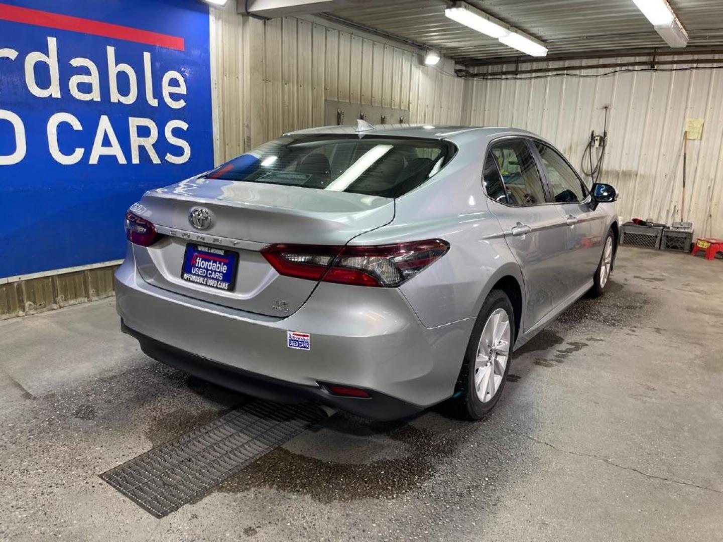 2022 SILVER TOYOTA CAMRY AWD LE LE (4T1C11BK1NU) with an 2.5L engine, Automatic transmission, located at 2525 S. Cushman, Fairbanks, AK, 99701, (907) 452-5707, 64.824036, -147.712311 - Photo#2