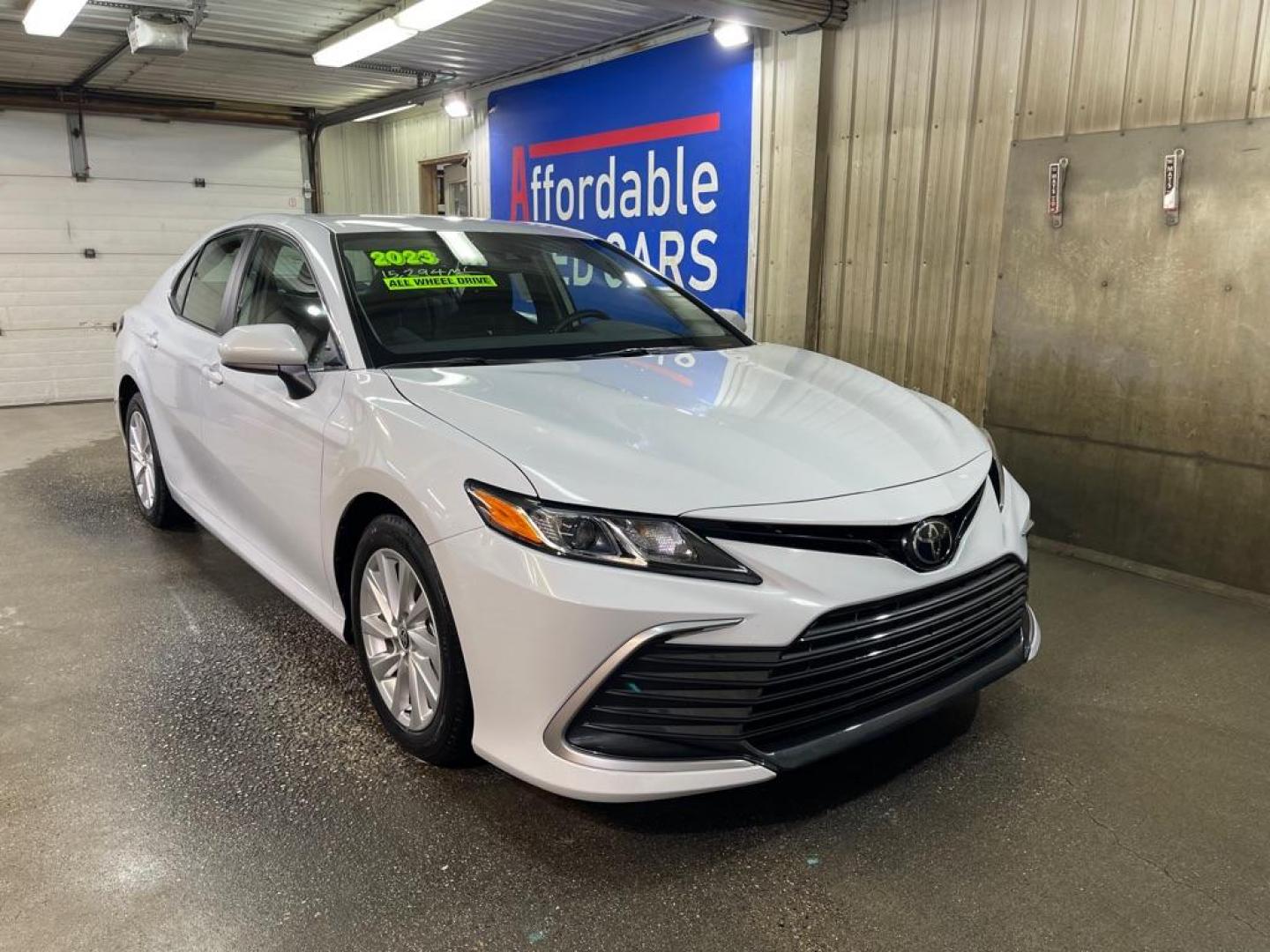 2023 GRAY TOYOTA CAMRY LE (4T1C11BK0PU) with an 2.5L engine, Automatic transmission, located at 2525 S. Cushman, Fairbanks, AK, 99701, (907) 452-5707, 64.824036, -147.712311 - Photo#0