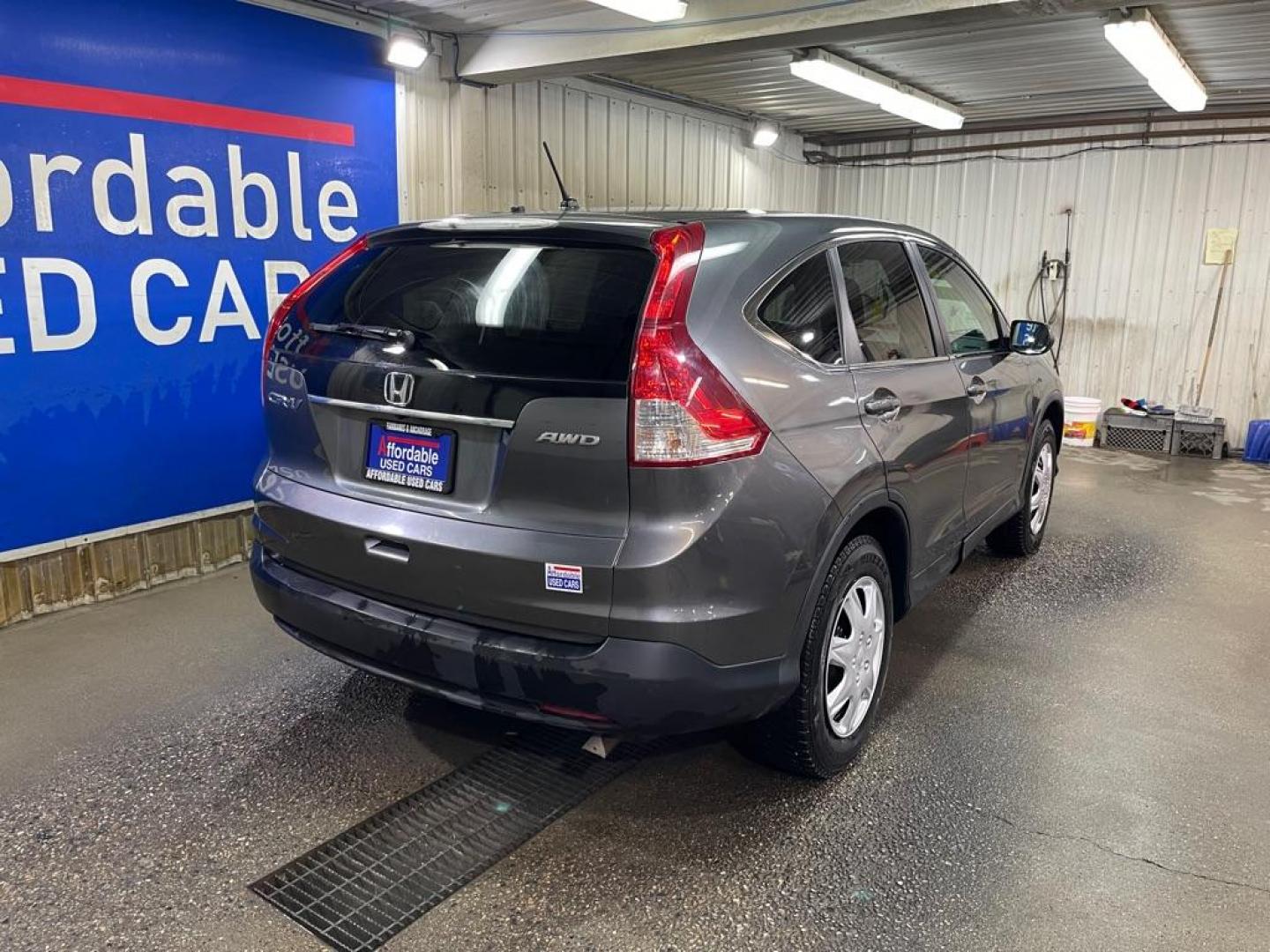 2012 GREY HONDA CR-V EX (2HKRM4H52CH) with an 2.4L engine, Automatic transmission, located at 2525 S. Cushman, Fairbanks, AK, 99701, (907) 452-5707, 64.824036, -147.712311 - Photo#2