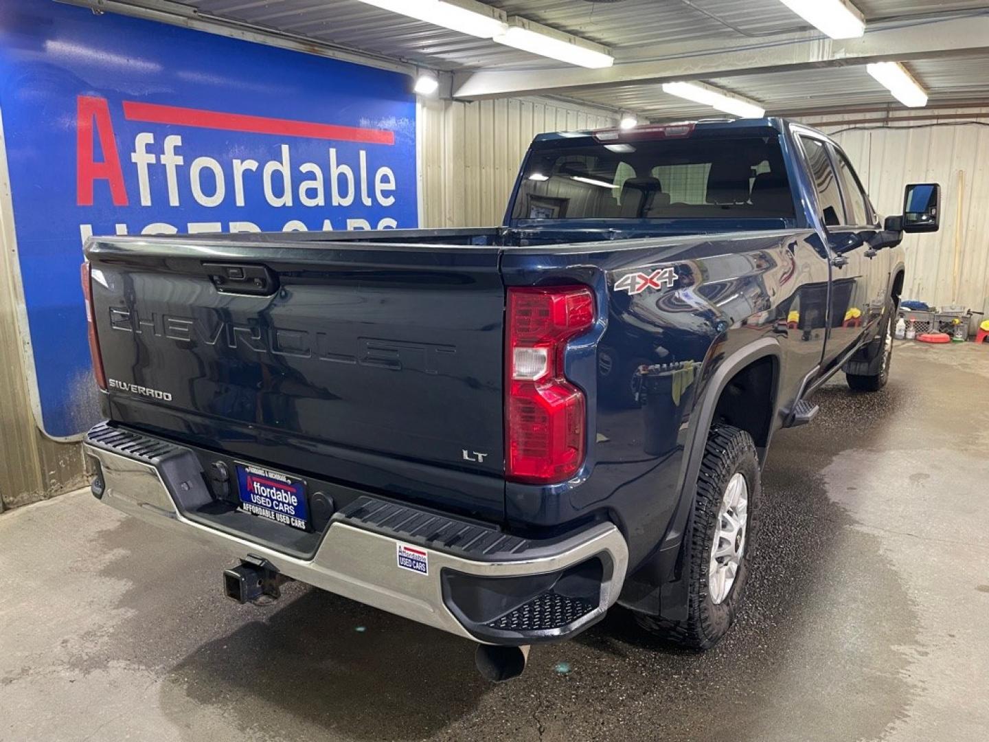 2022 BLUE CHEVROLET SILVERADO 2500 HEAVY DUTY LT (1GC4YNEY6NF) with an 6.6L engine, Automatic transmission, located at 2525 S. Cushman, Fairbanks, AK, 99701, (907) 452-5707, 64.824036, -147.712311- Photo#2